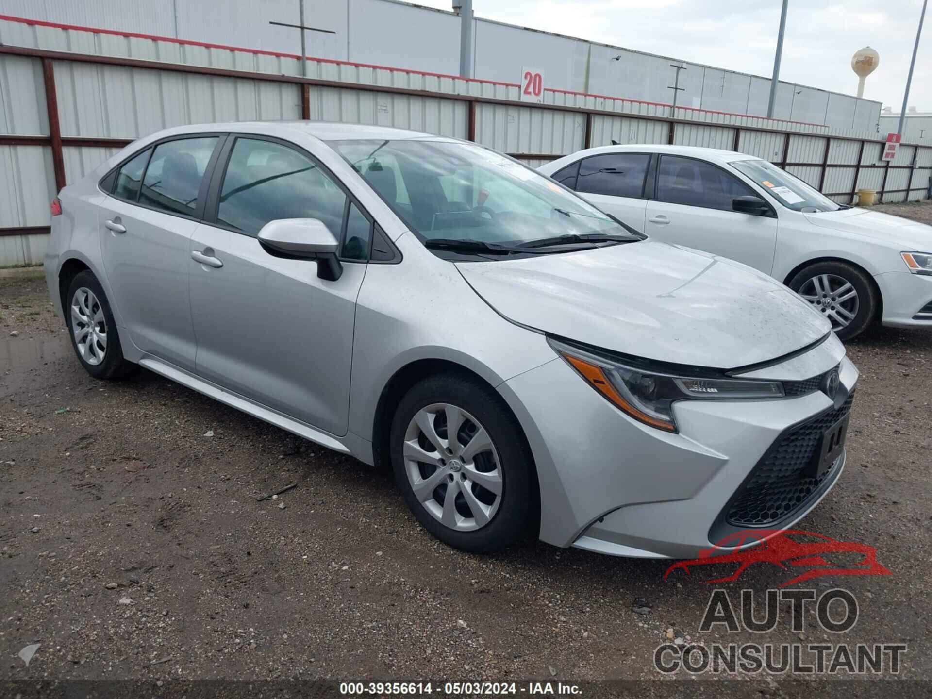TOYOTA COROLLA 2020 - 5YFEPRAE9LP095801