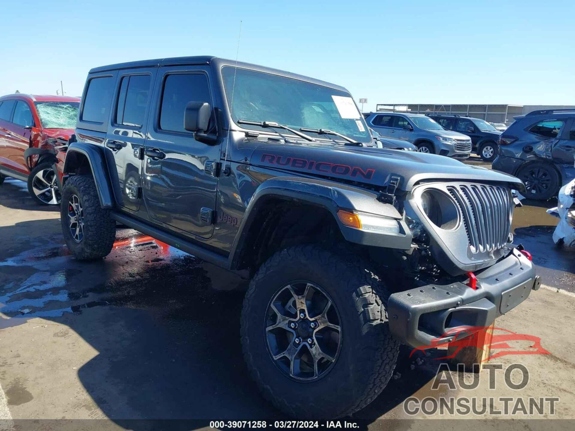JEEP WRANGLER UNLIMITED 2018 - 1C4HJXFG5JW315422