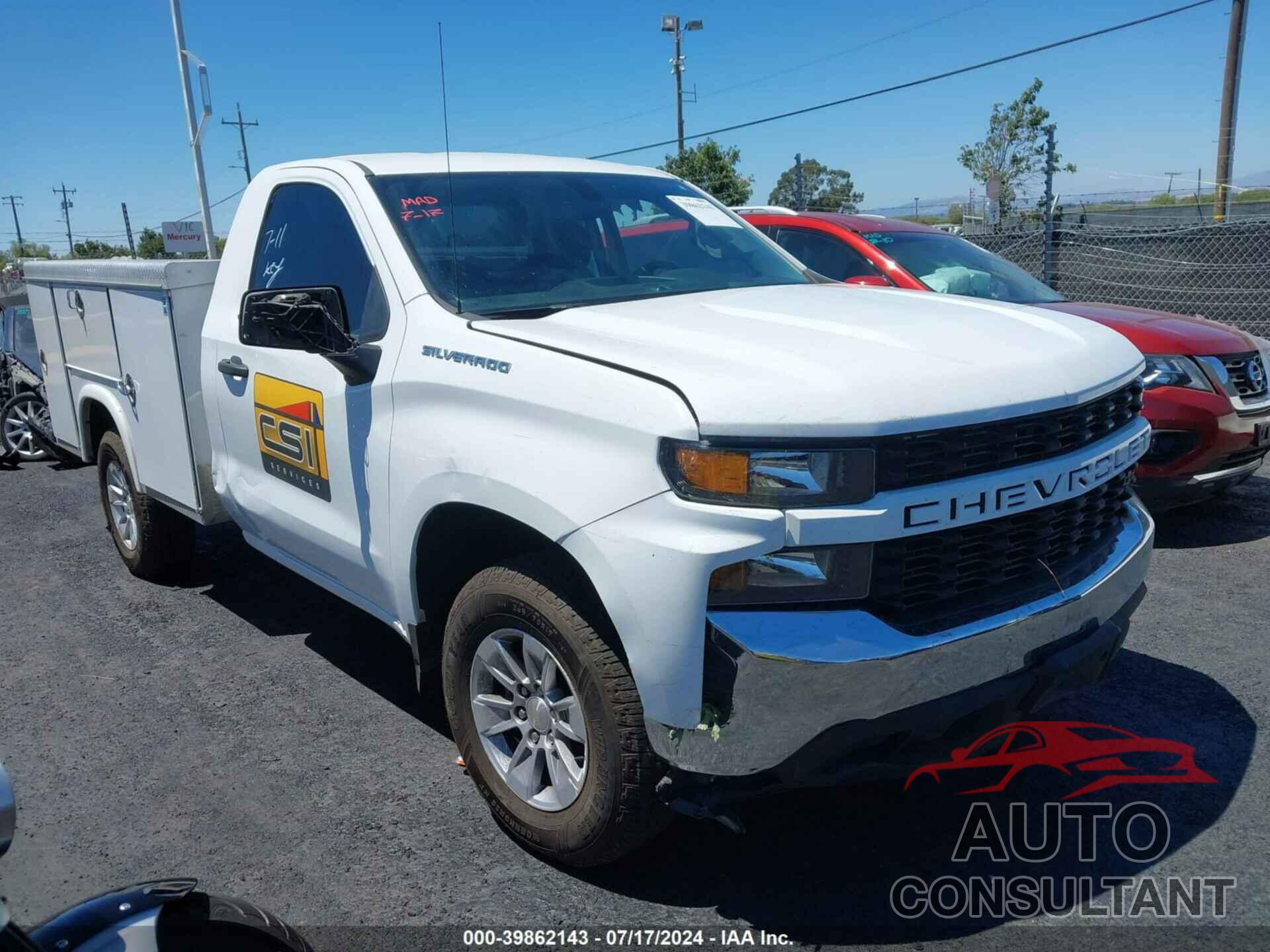 CHEVROLET SILVERADO 1500 2021 - 3GCNWAEF6MG335935