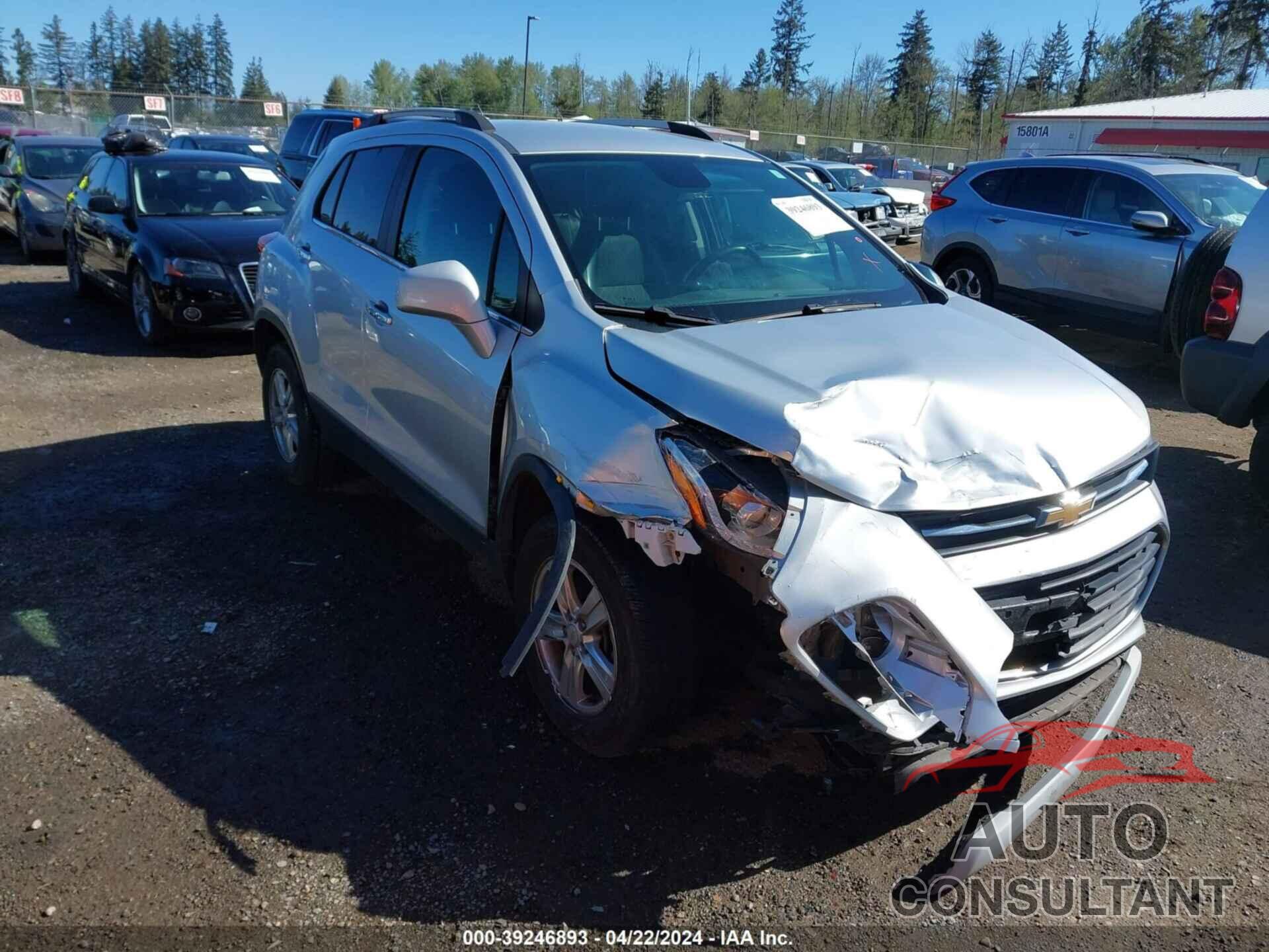 CHEVROLET TRAX 2018 - KL7CJPSB9JB697348