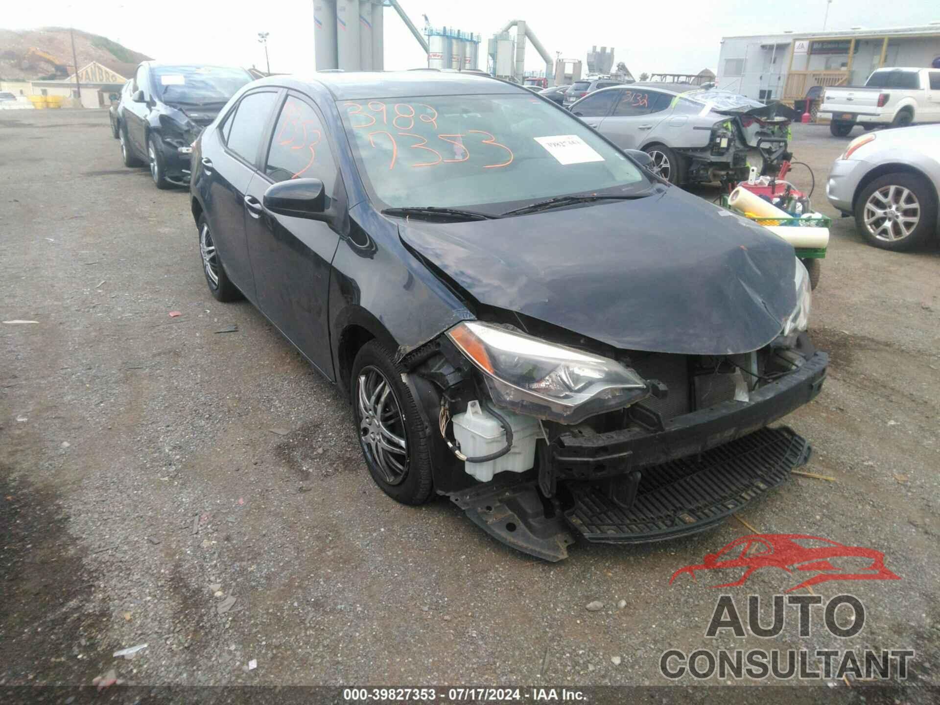 TOYOTA COROLLA 2016 - 5YFBURHE9GP395118