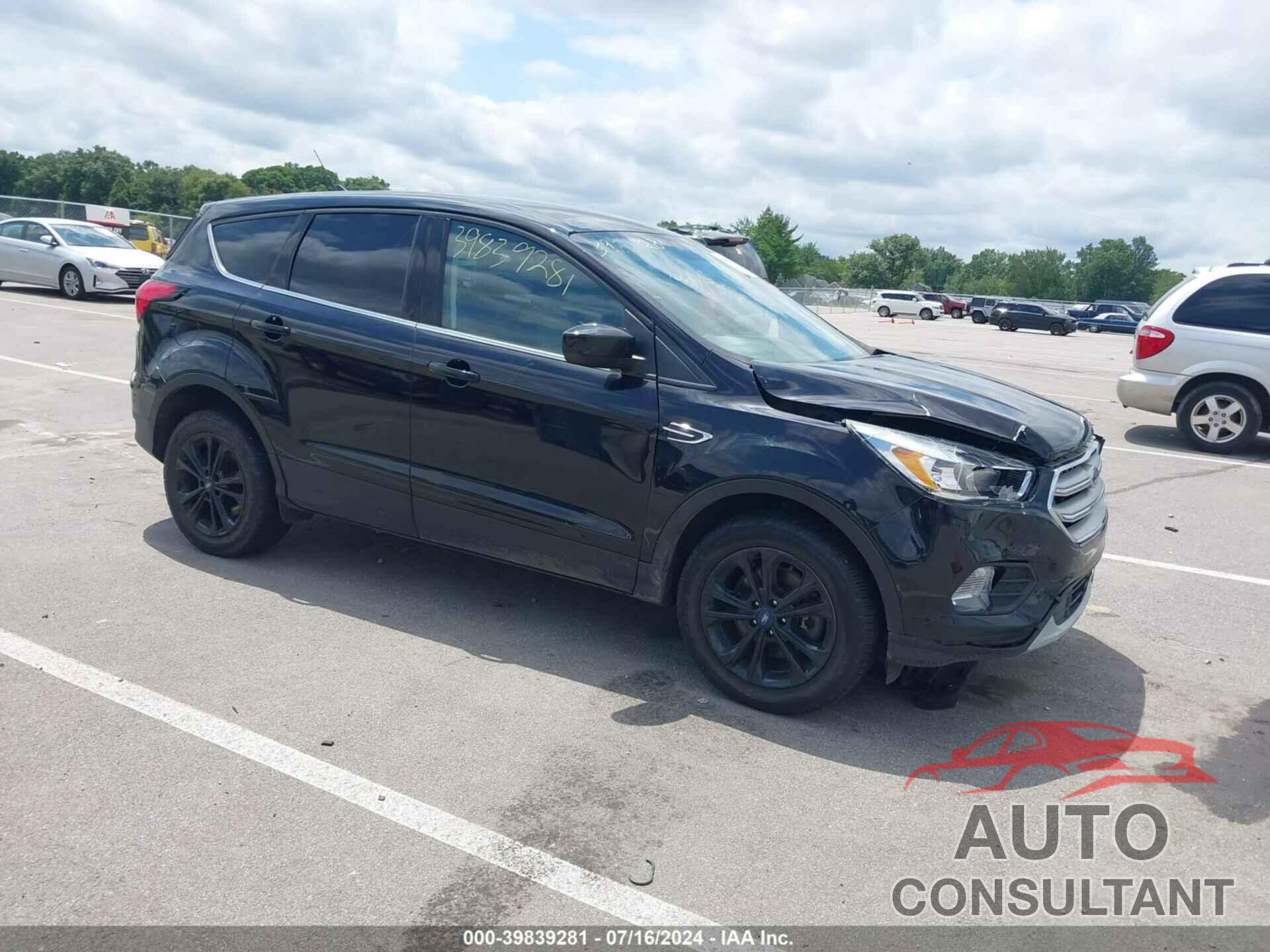 FORD ESCAPE 2019 - 1FMCU9GDXKUB64281