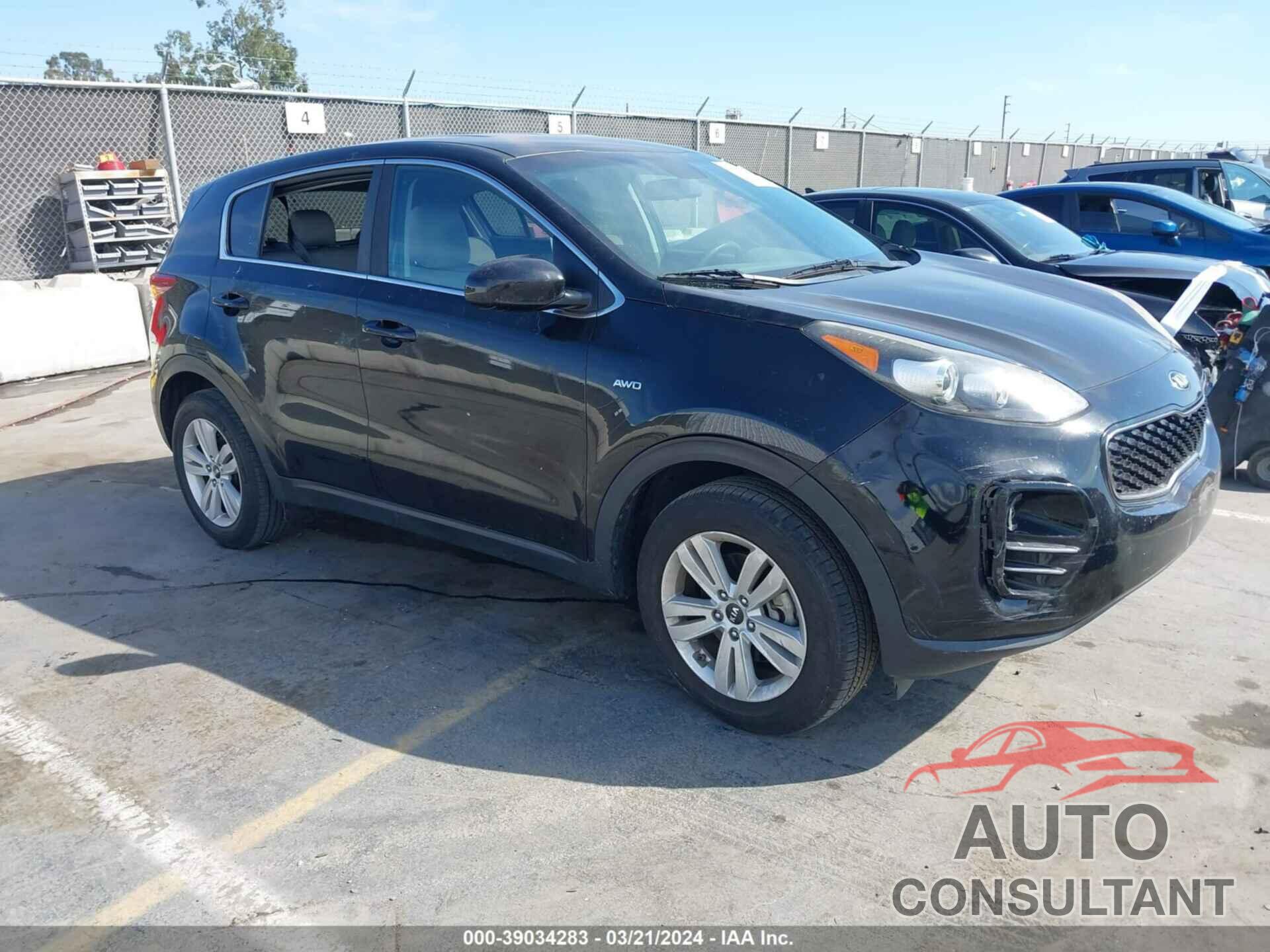 KIA SPORTAGE 2017 - KNDPMCAC5H7198252