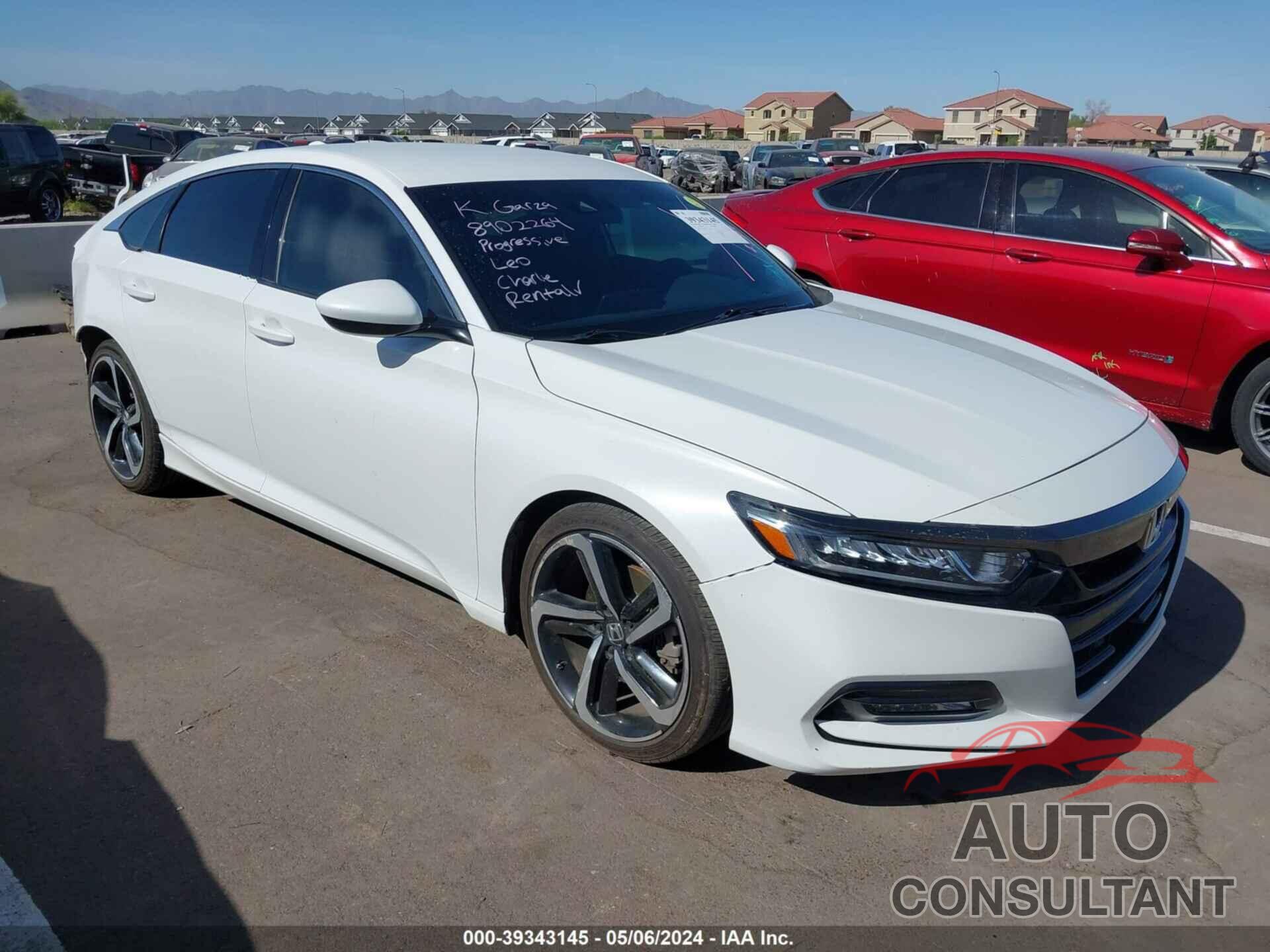 HONDA ACCORD 2018 - 1HGCV1F33JA102380