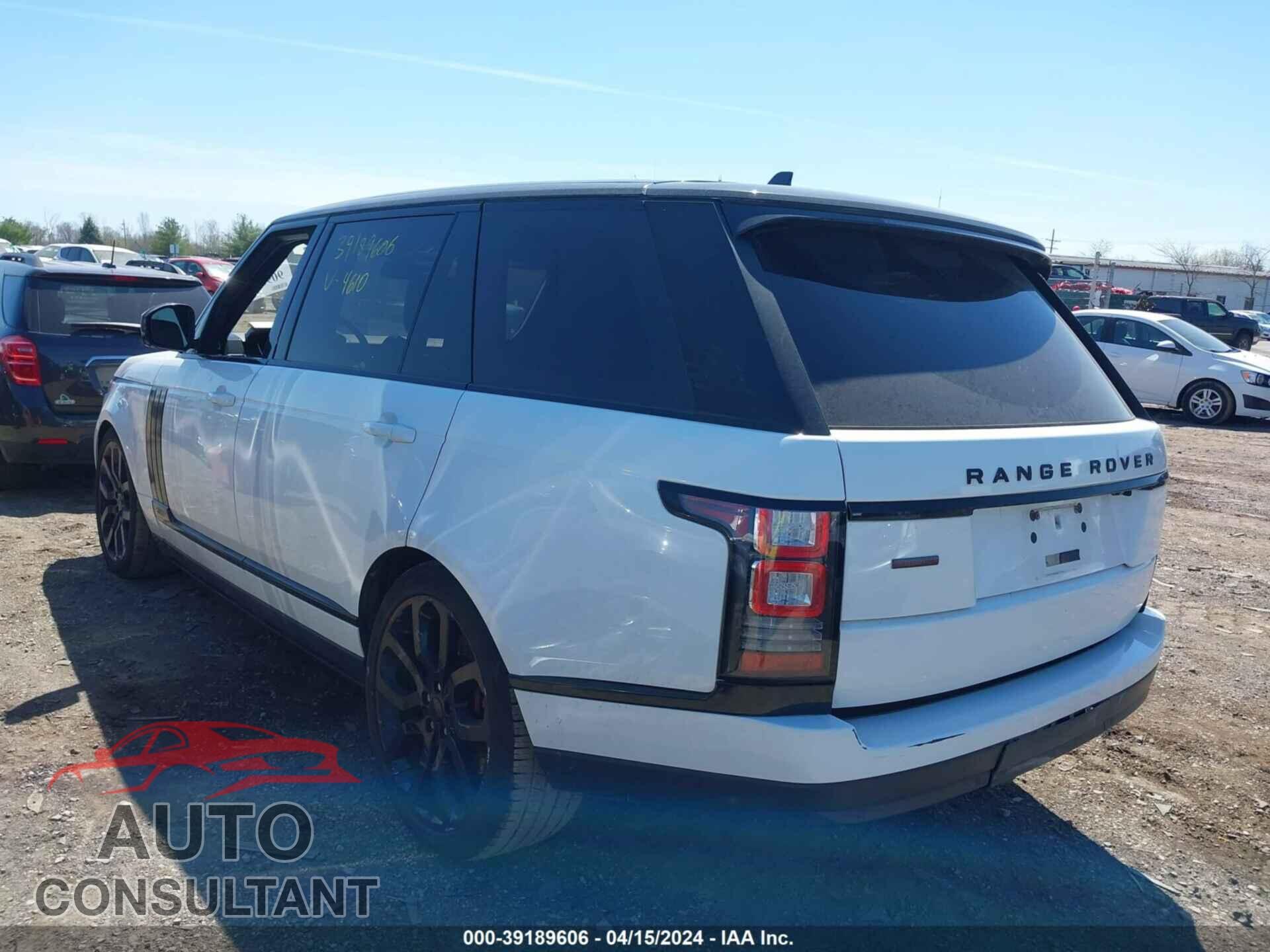 LAND ROVER RANGE ROVER 2016 - SALGS3EF1GA264610
