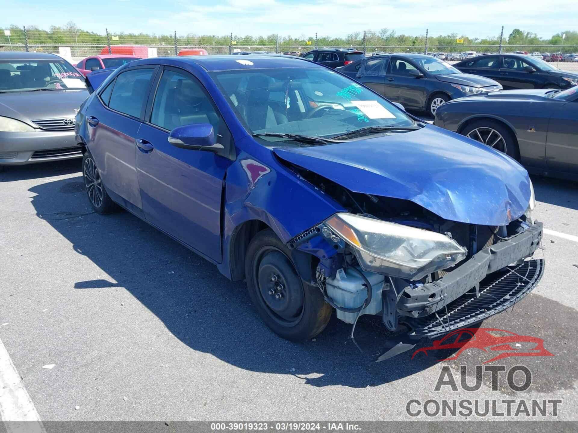 TOYOTA COROLLA 2016 - 5YFBURHE2GP440447