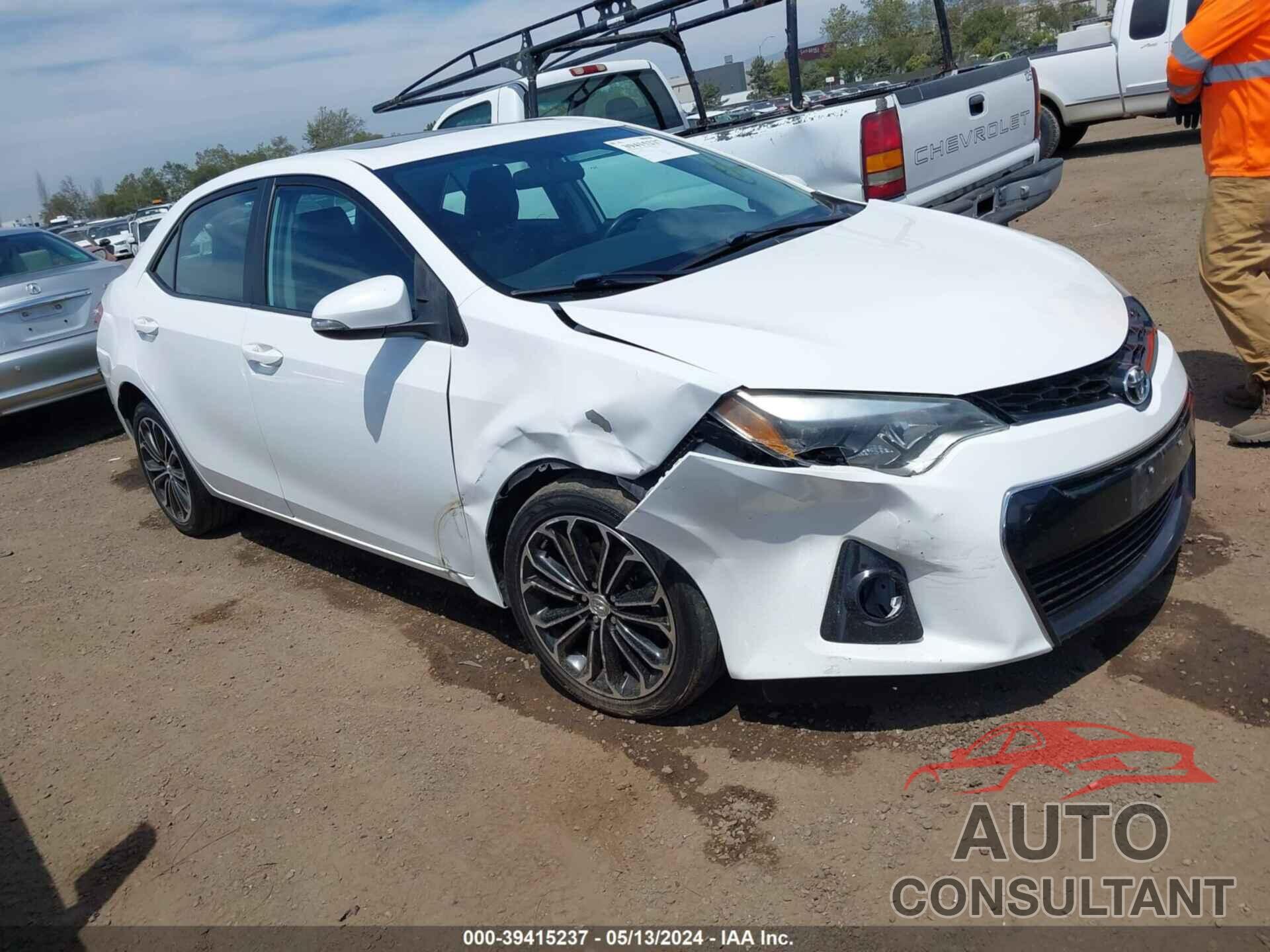 TOYOTA COROLLA 2016 - 2T1BURHE4GC618634