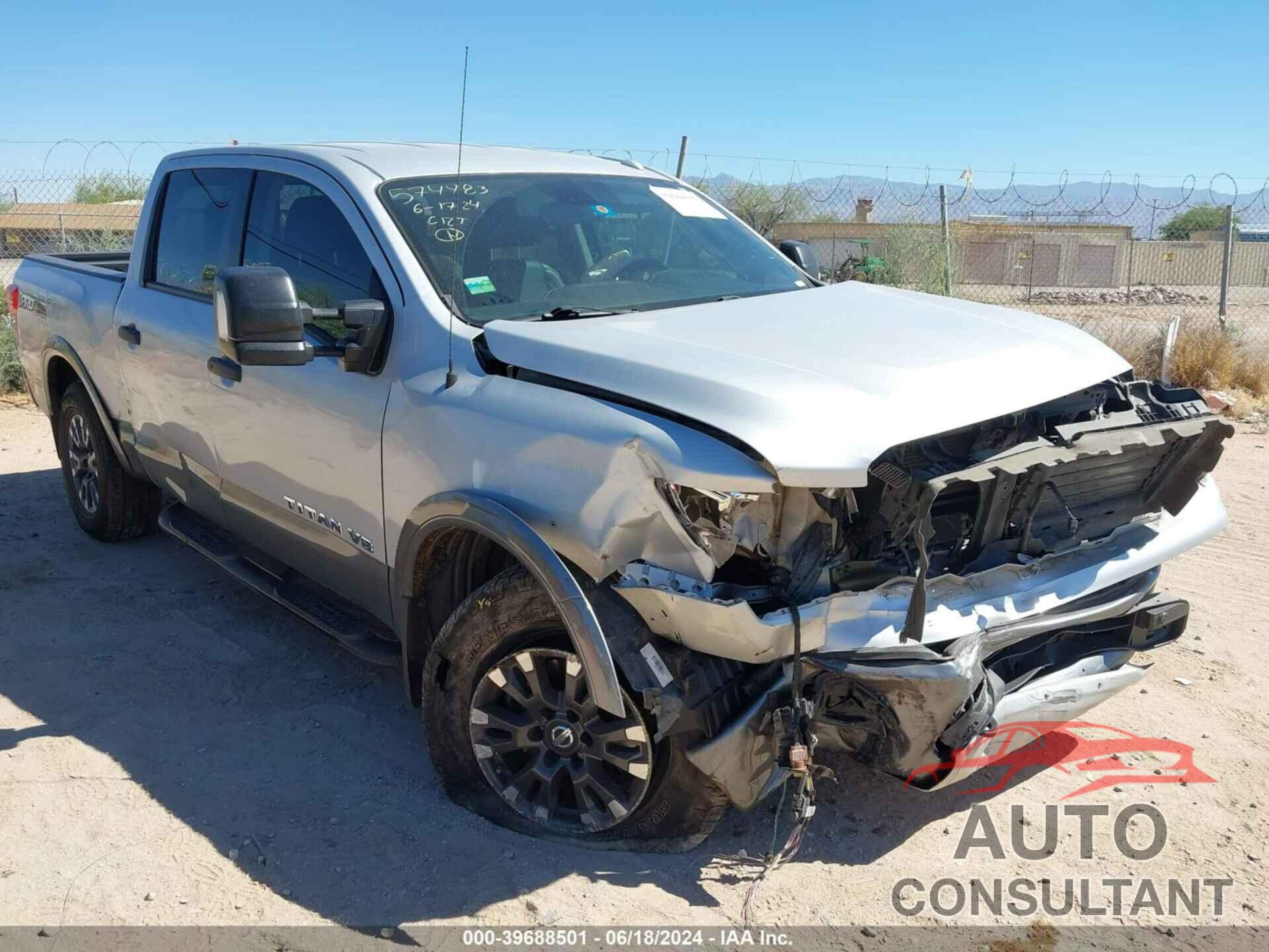 NISSAN TITAN 2018 - 1N6AA1E57JN502162