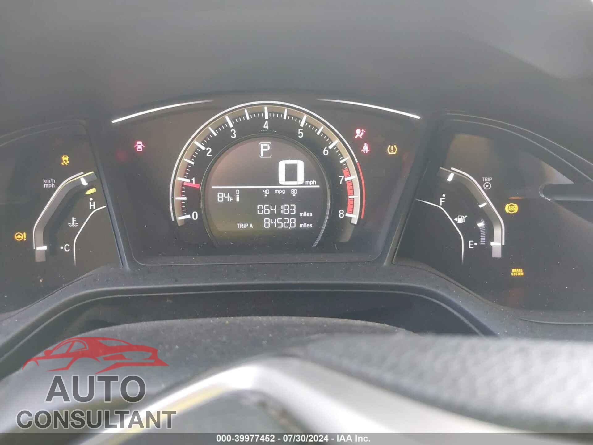 HONDA CIVIC 2016 - 2HGFC2F5XGH502425