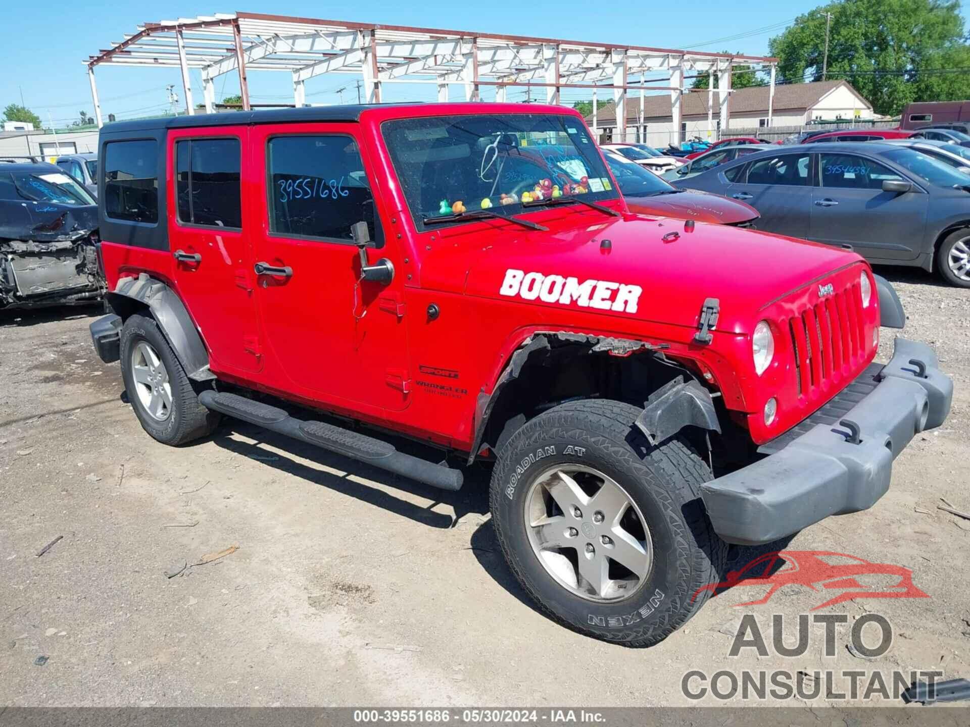 JEEP WRANGLER UNLIMITED 2016 - 1C4BJWDG4GL309849