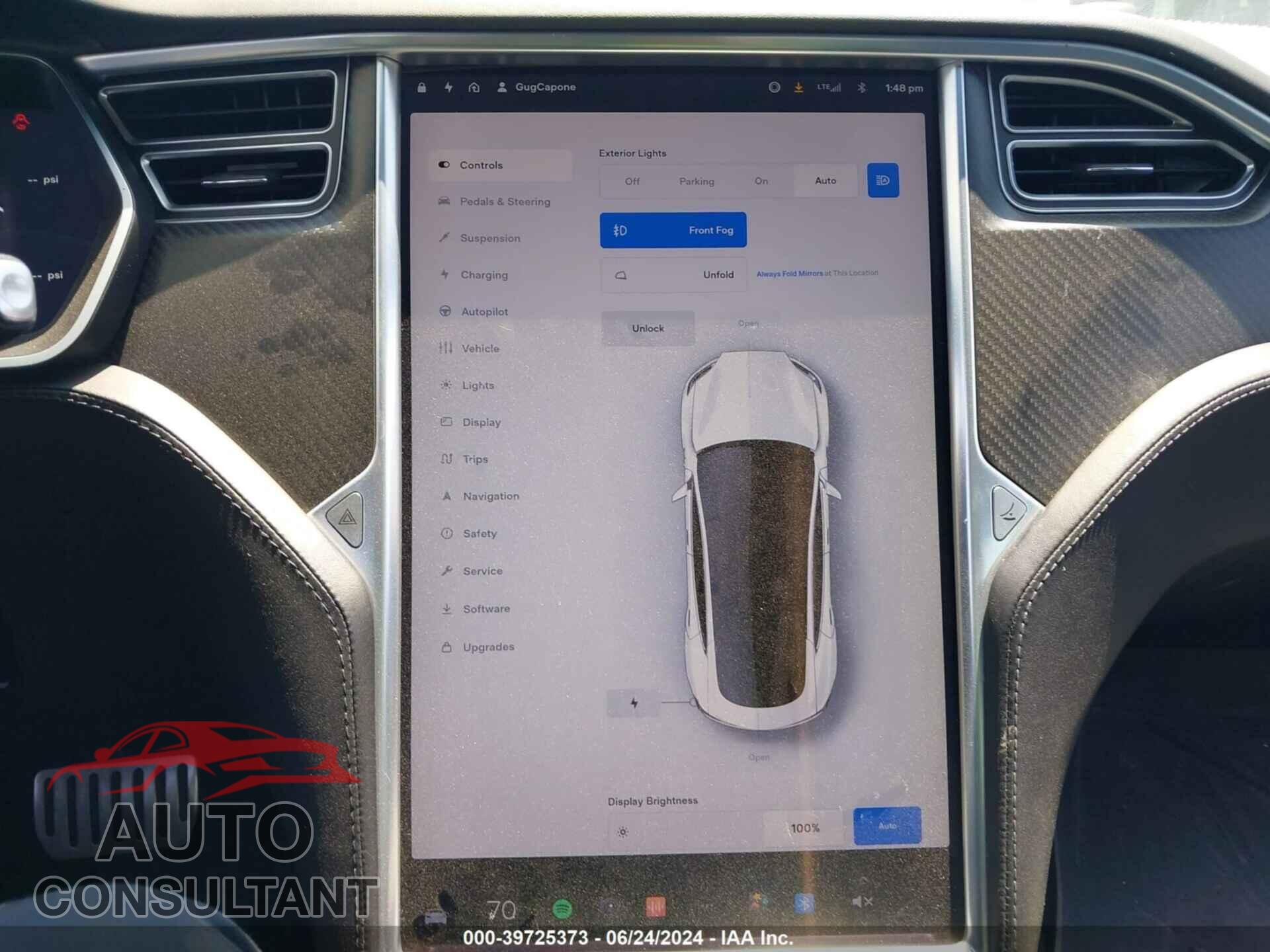 TESLA MODEL S 2017 - 5YJSA1E45HF219251