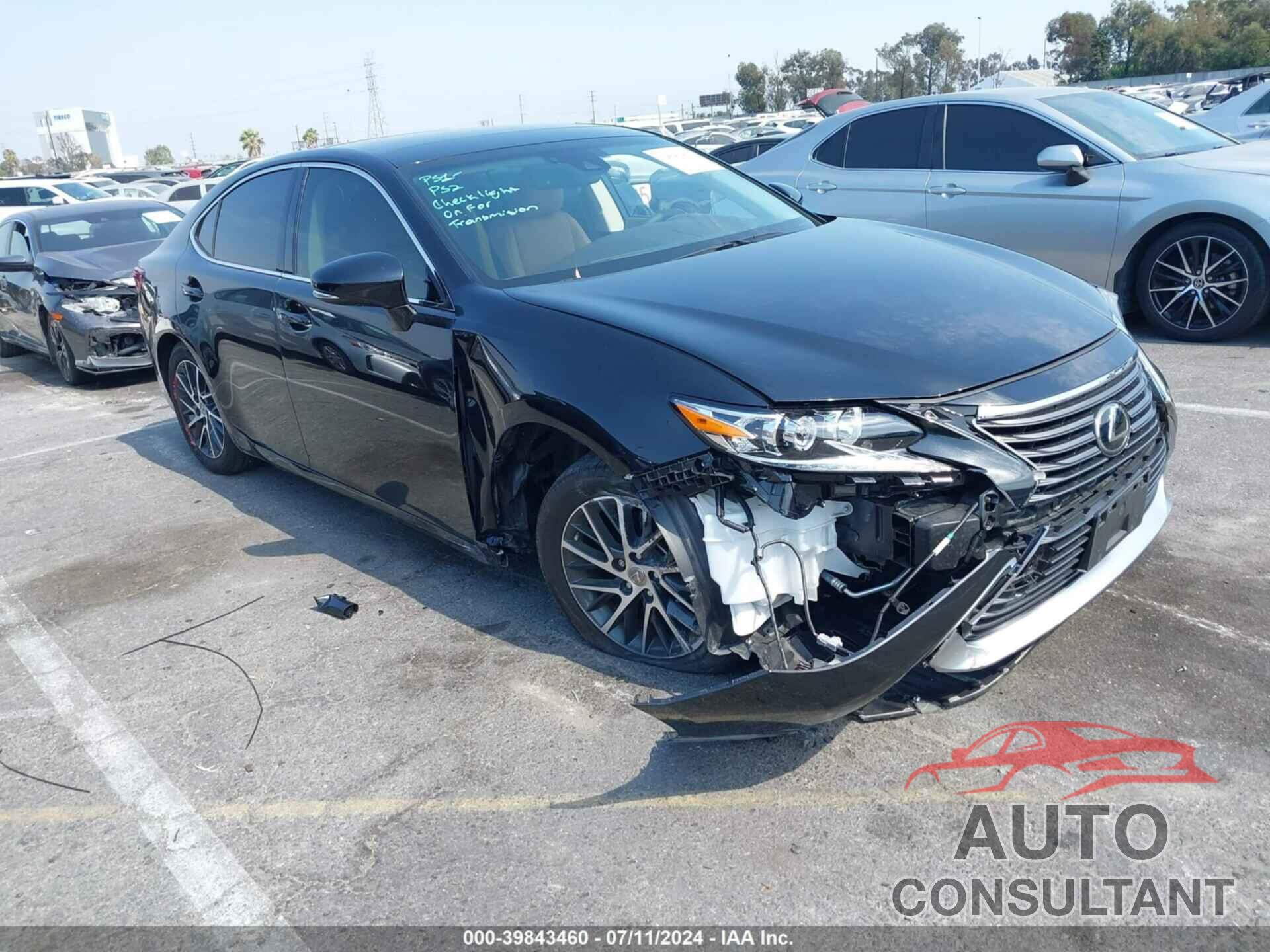 LEXUS ES 350 2016 - 58ABK1GG0GU031025