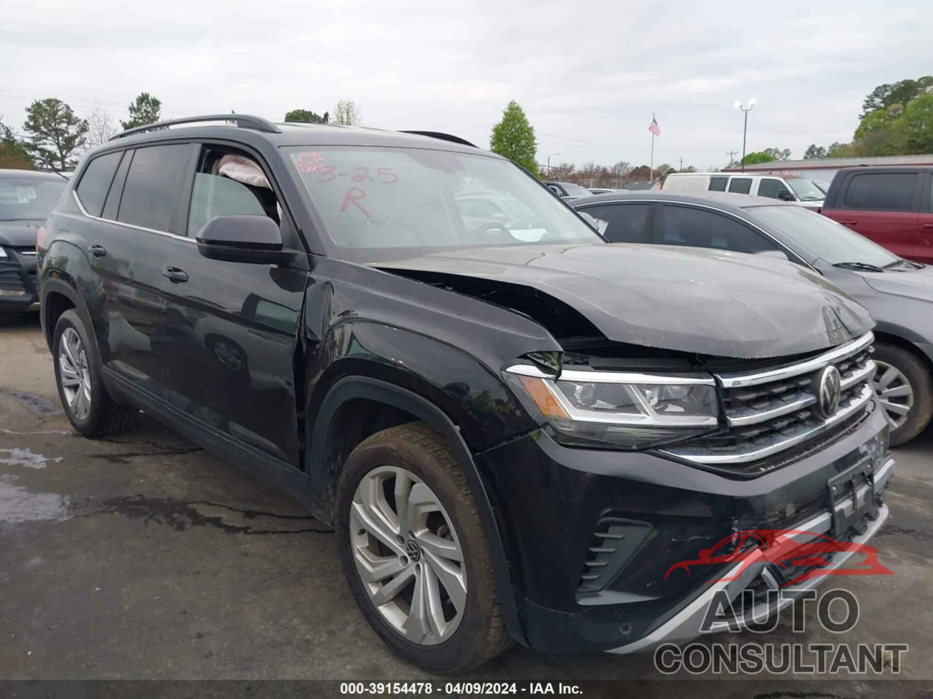 VOLKSWAGEN ATLAS 2022 - 1V2WR2CA6NC560108