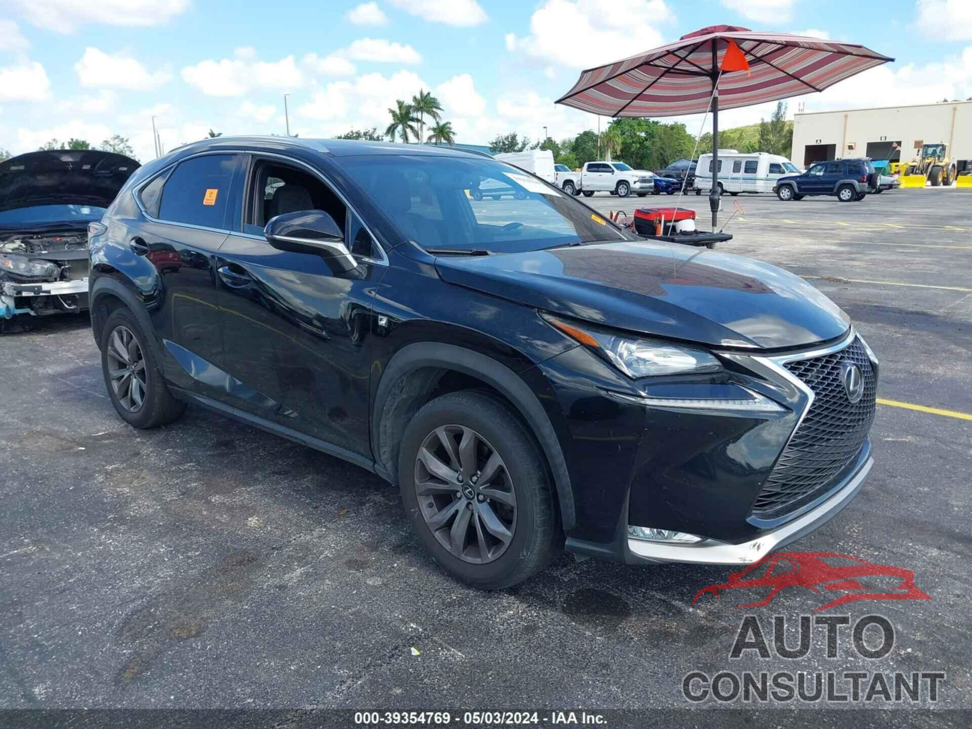 LEXUS NX 200T 2016 - JTJYARBZ9G2036541