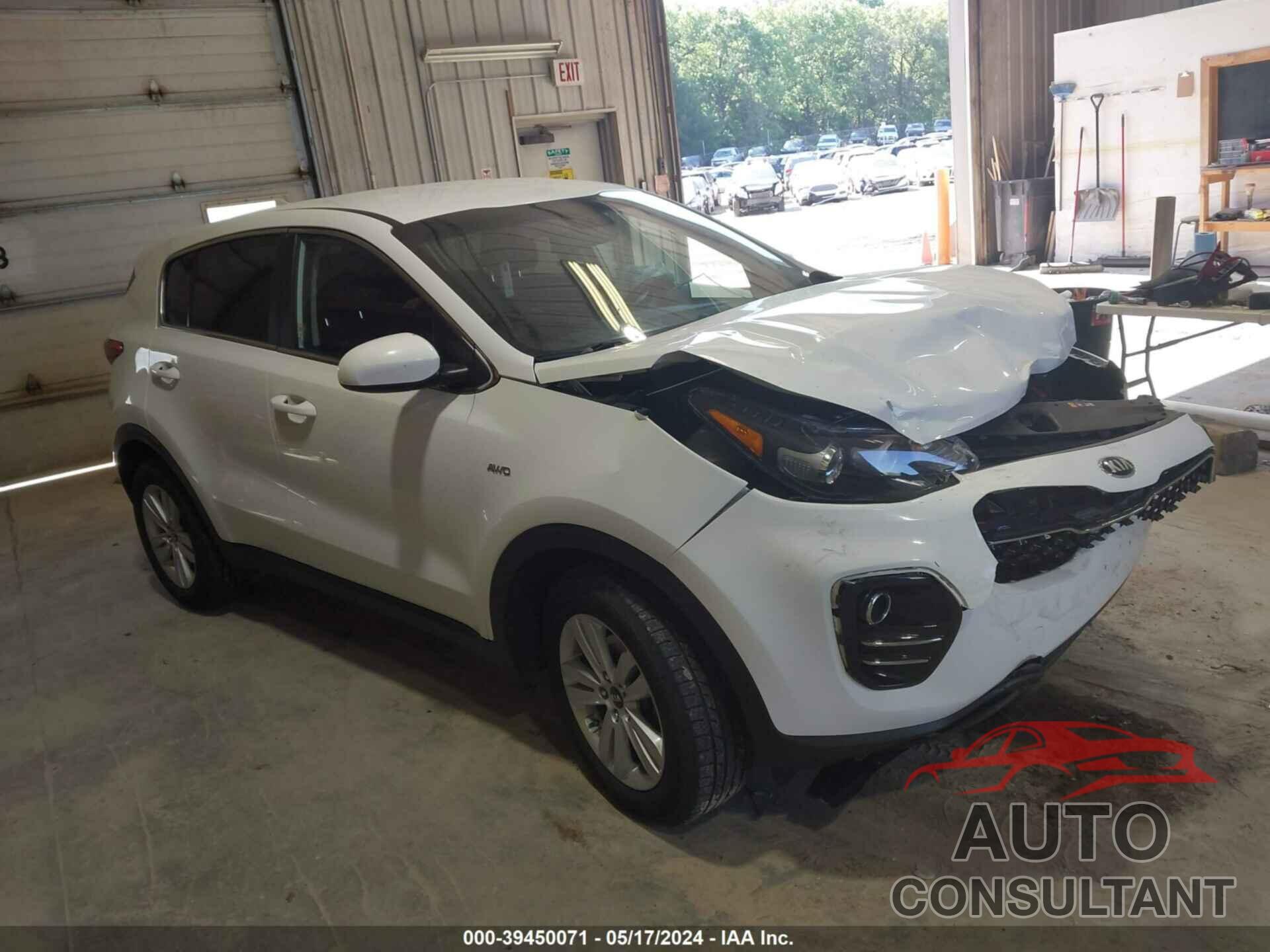 KIA SPORTAGE 2017 - KNDPMCAC2H7039852