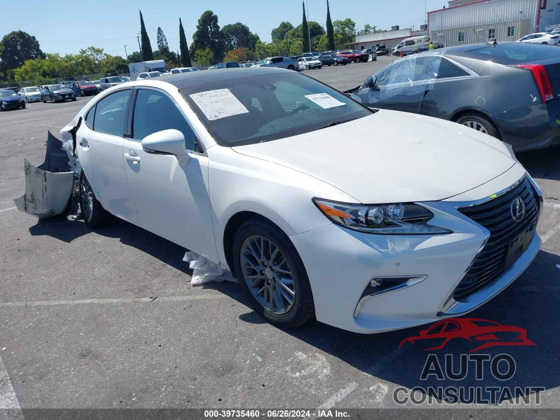 LEXUS ES 350 2018 - 58ABK1GG5JU106776