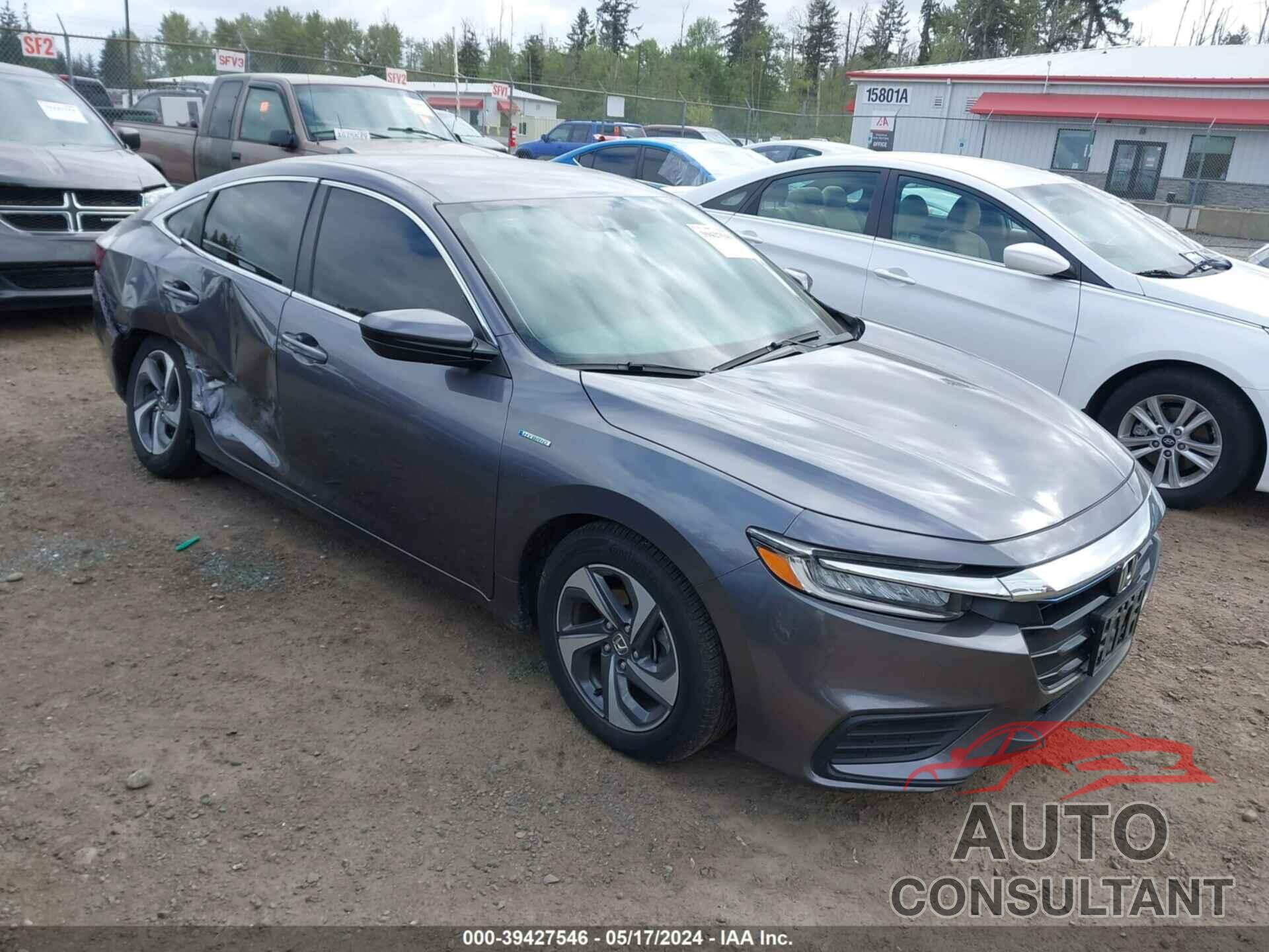 HONDA INSIGHT 2019 - 19XZE4S16KE002734