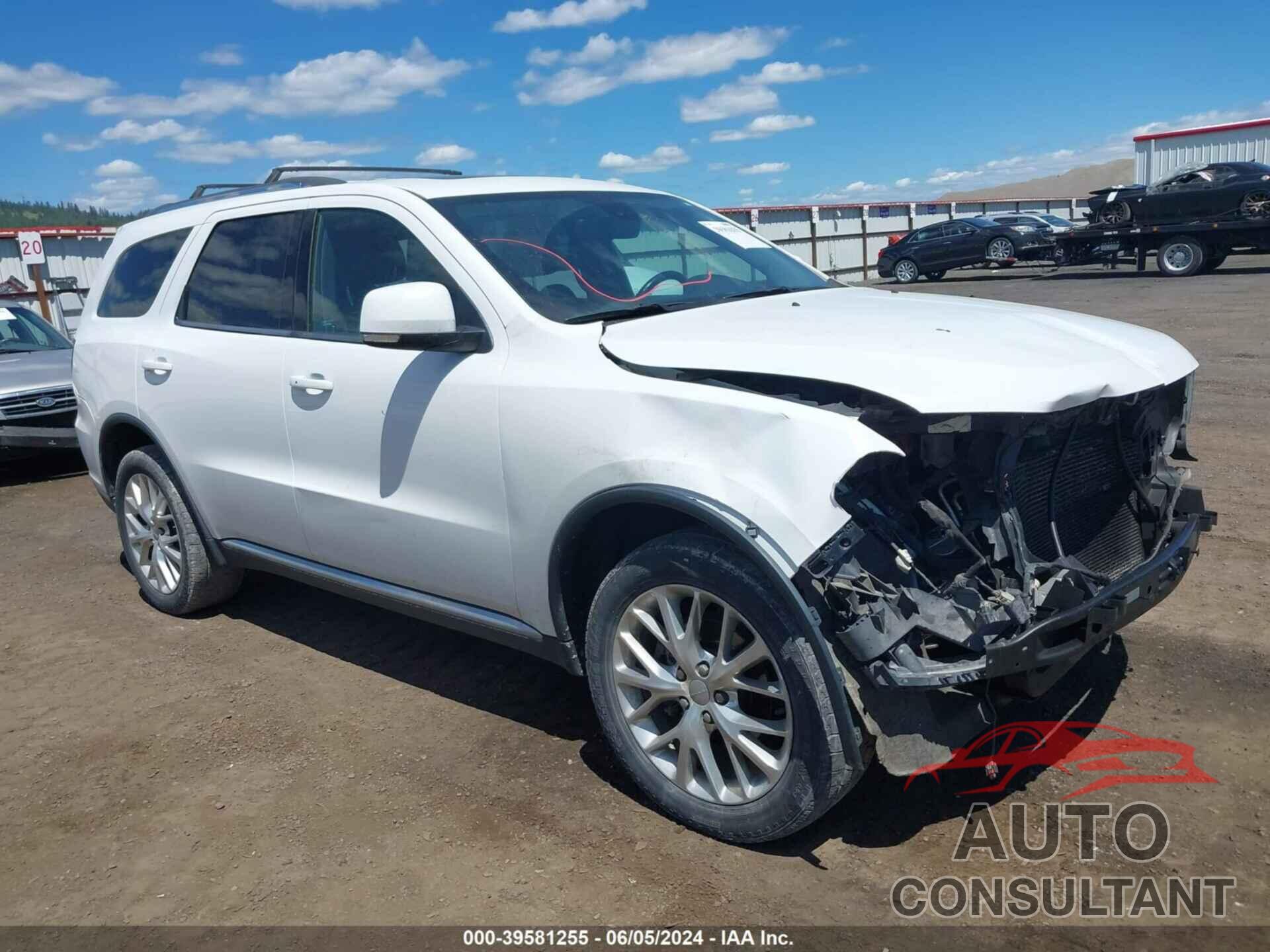 DODGE DURANGO 2016 - 1C4RDJDGXGC394611