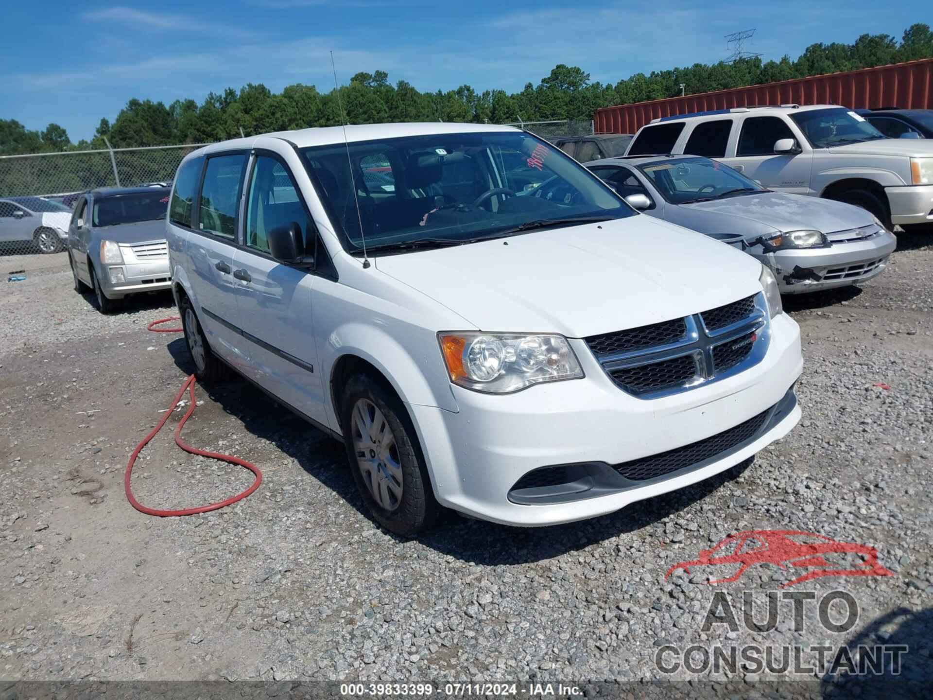DODGE GRAND CARAVAN 2016 - 2C4RDGBG0GR163309