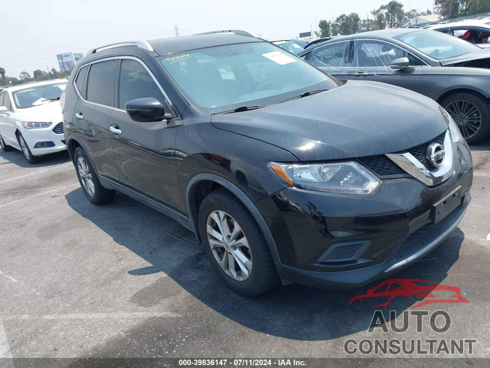 NISSAN ROGUE 2016 - KNMAT2MT2GP717819