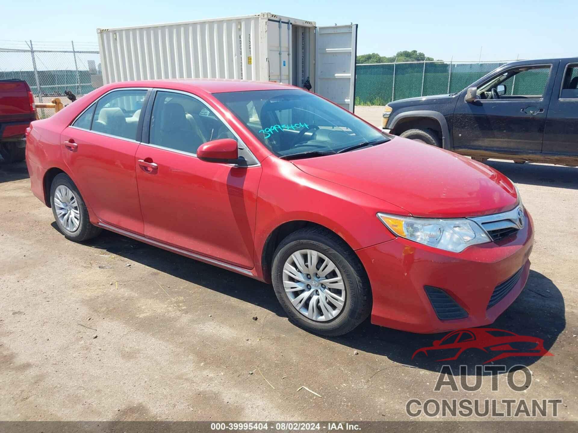 TOYOTA CAMRY 2012 - 4T4BF1FK2CR164676