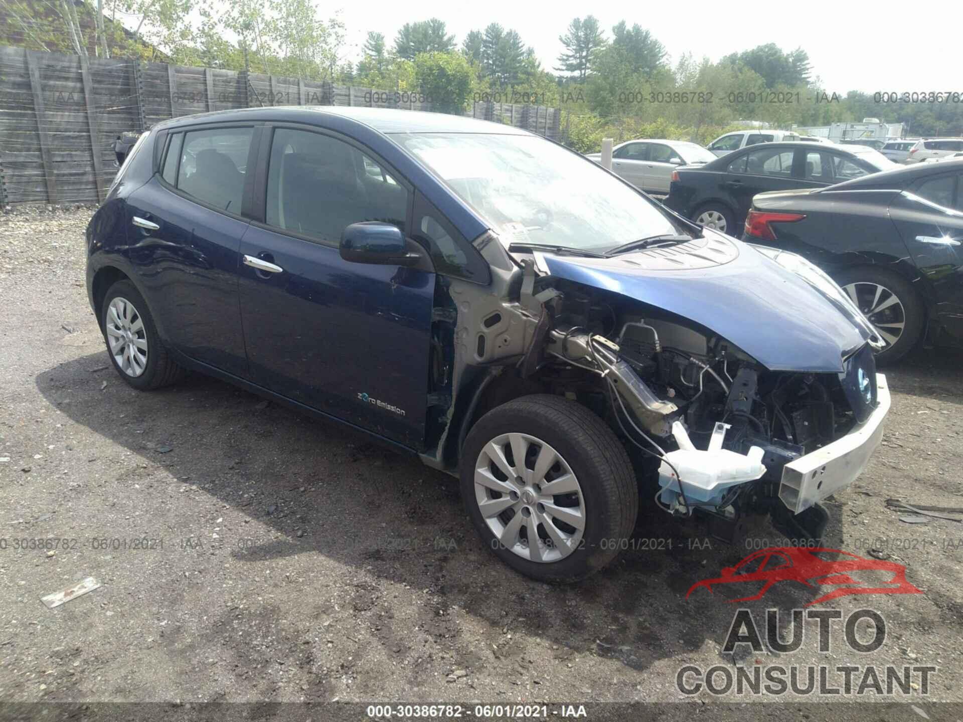 NISSAN LEAF 2017 - 1N4BZ0CP3HC311011