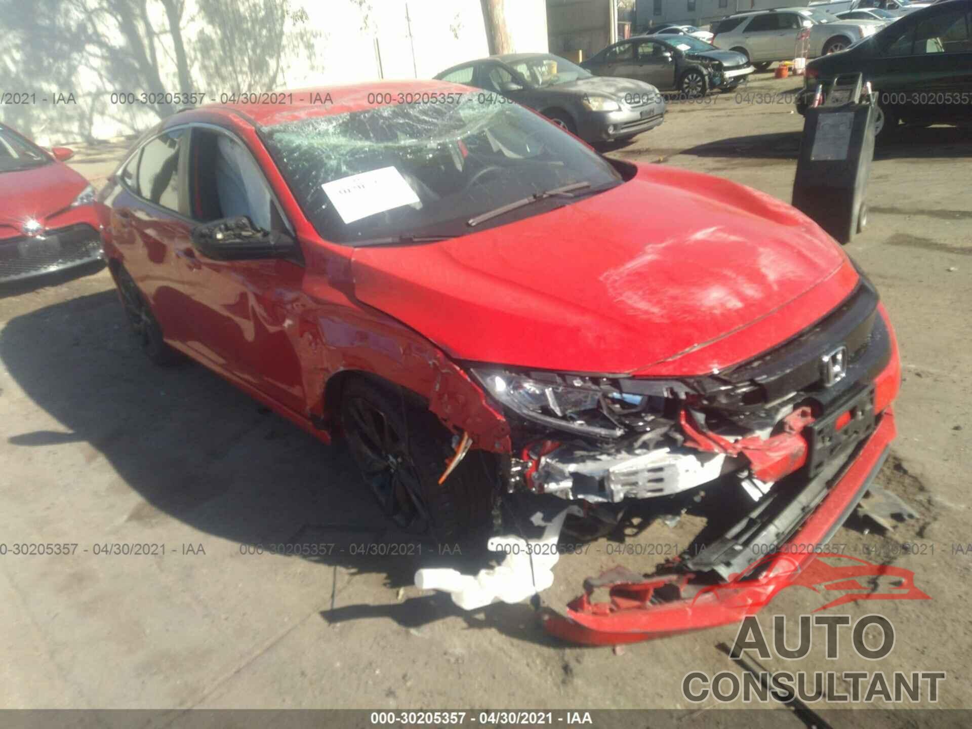 HONDA CIVIC SEDAN 2019 - 2HGFC2E81KH516556