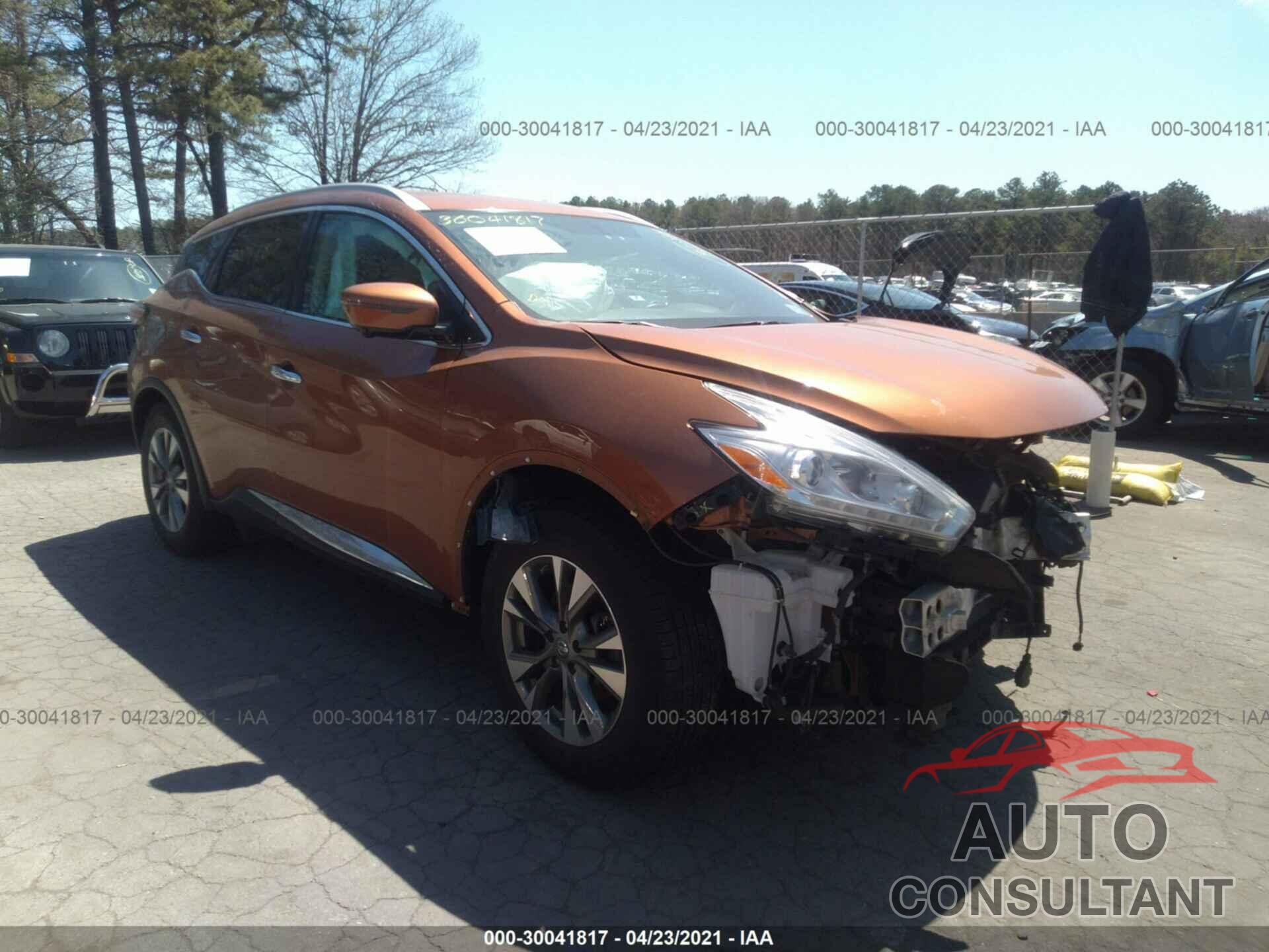 NISSAN MURANO 2016 - 5N1AZ2MH1GN104477