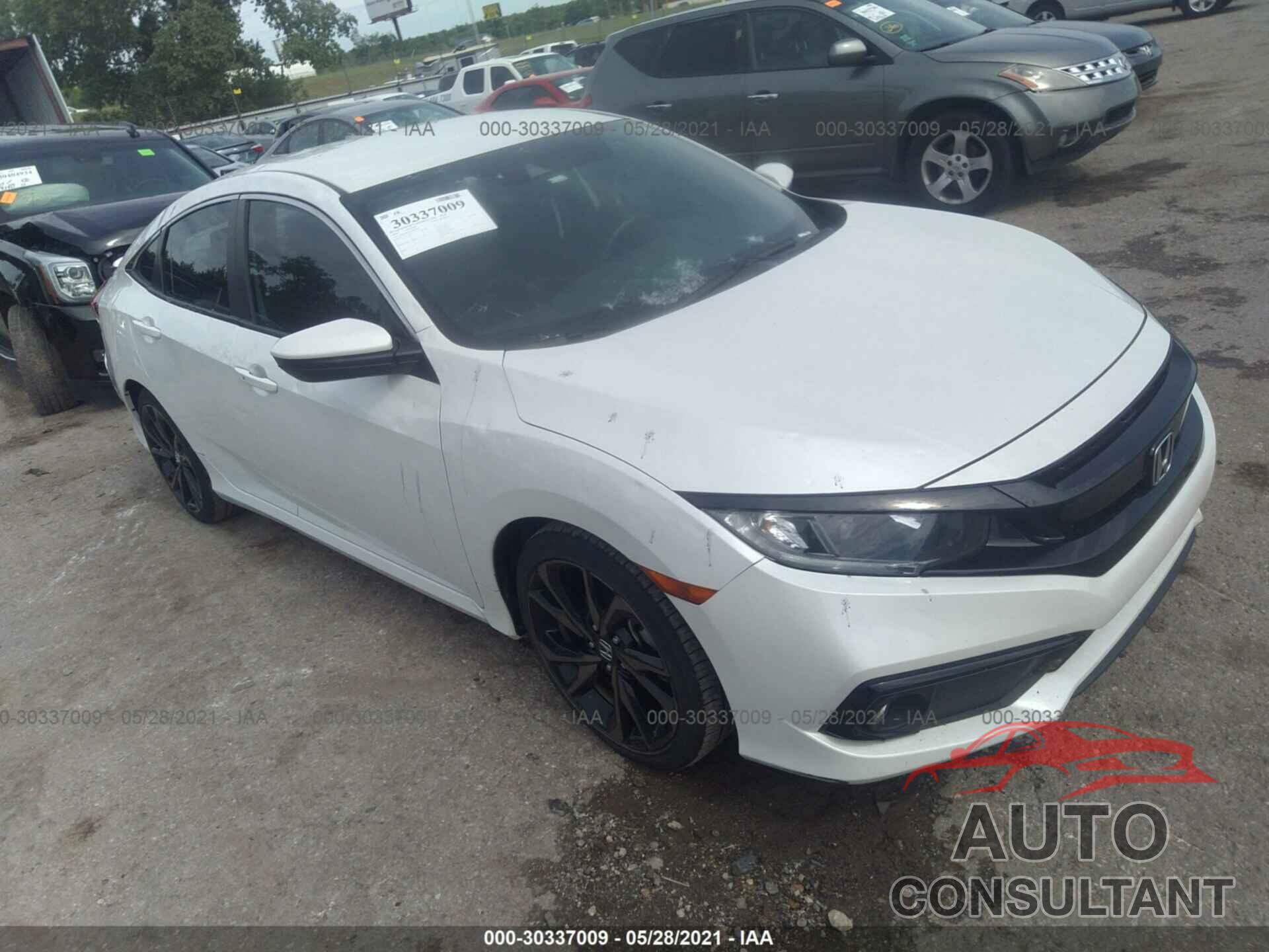 HONDA CIVIC SEDAN 2019 - 19XFC2F83KE026290