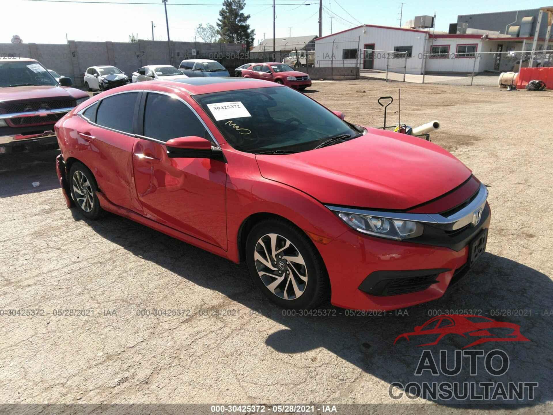 HONDA CIVIC SEDAN 2016 - 2HGFC2F73GH527586