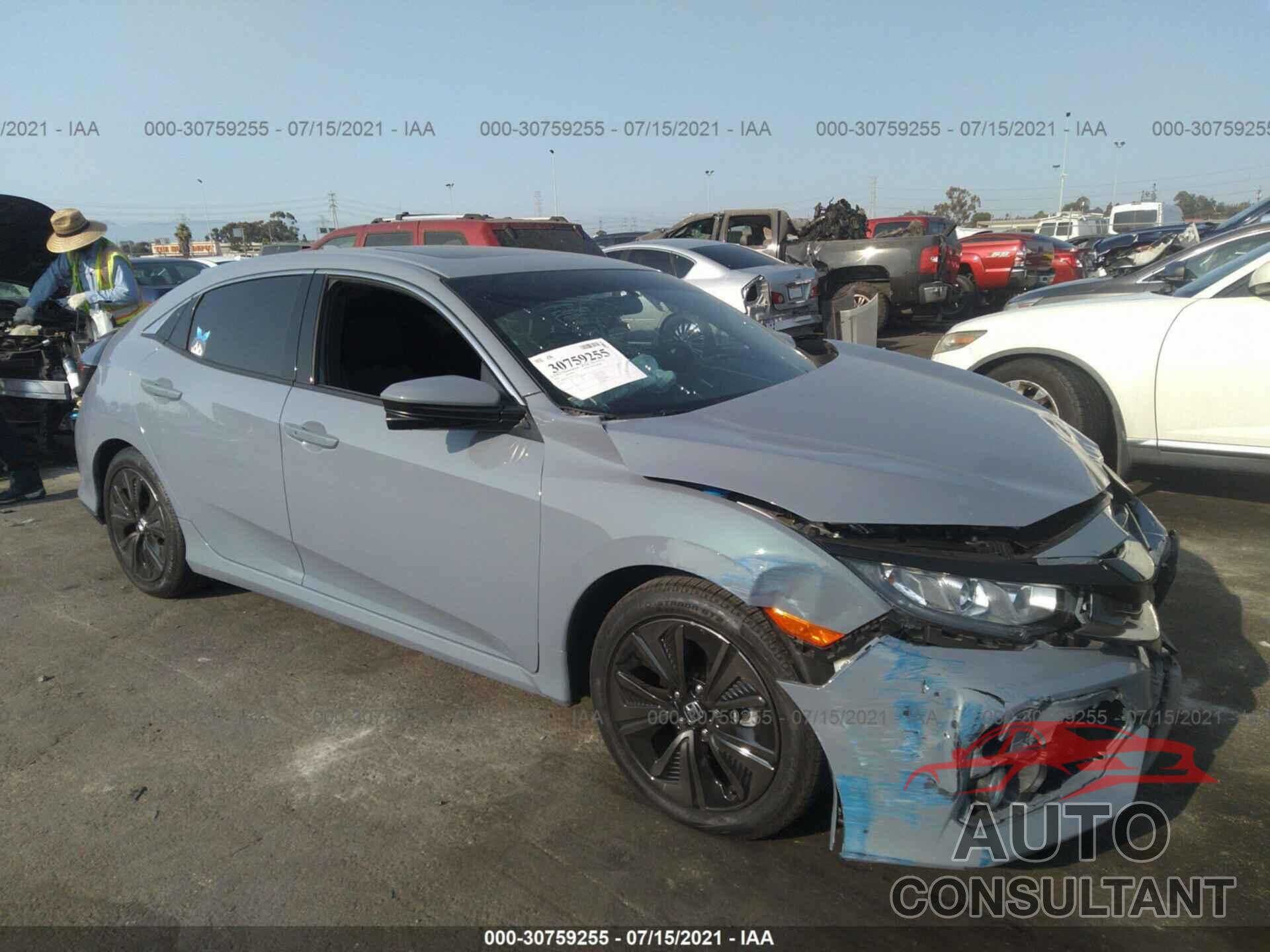 HONDA CIVIC HATCHBACK 2018 - SHHFK7H53JU232591