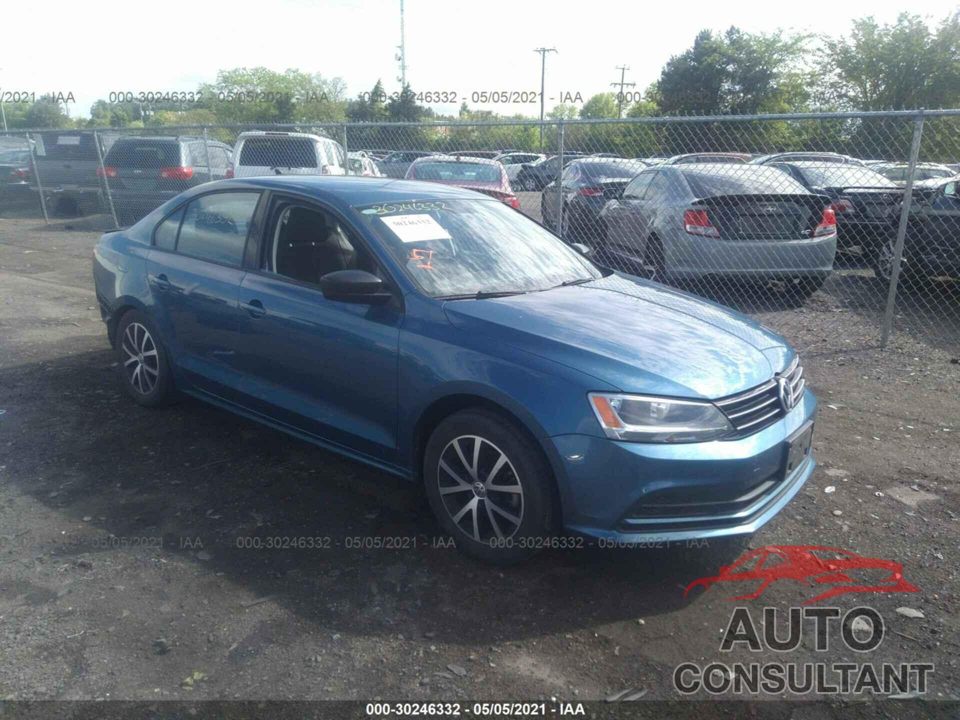 VOLKSWAGEN JETTA SEDAN 2016 - 3VWD67AJ3GM337895