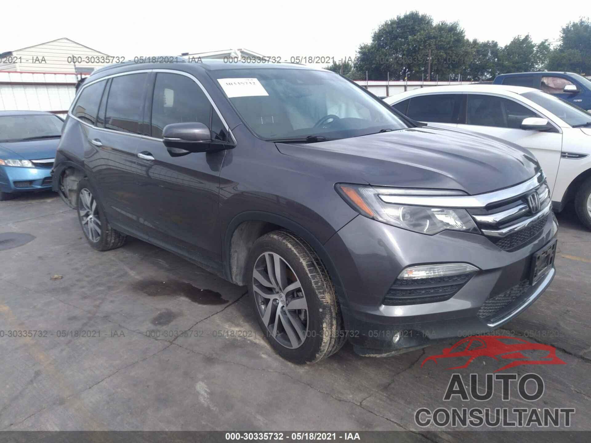 HONDA PILOT 2017 - 5FNYF5H91HB028470