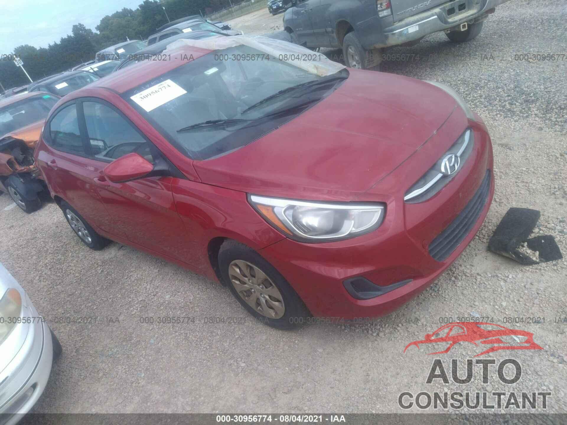 HYUNDAI ACCENT 2016 - KMHCT4AE8GU987211