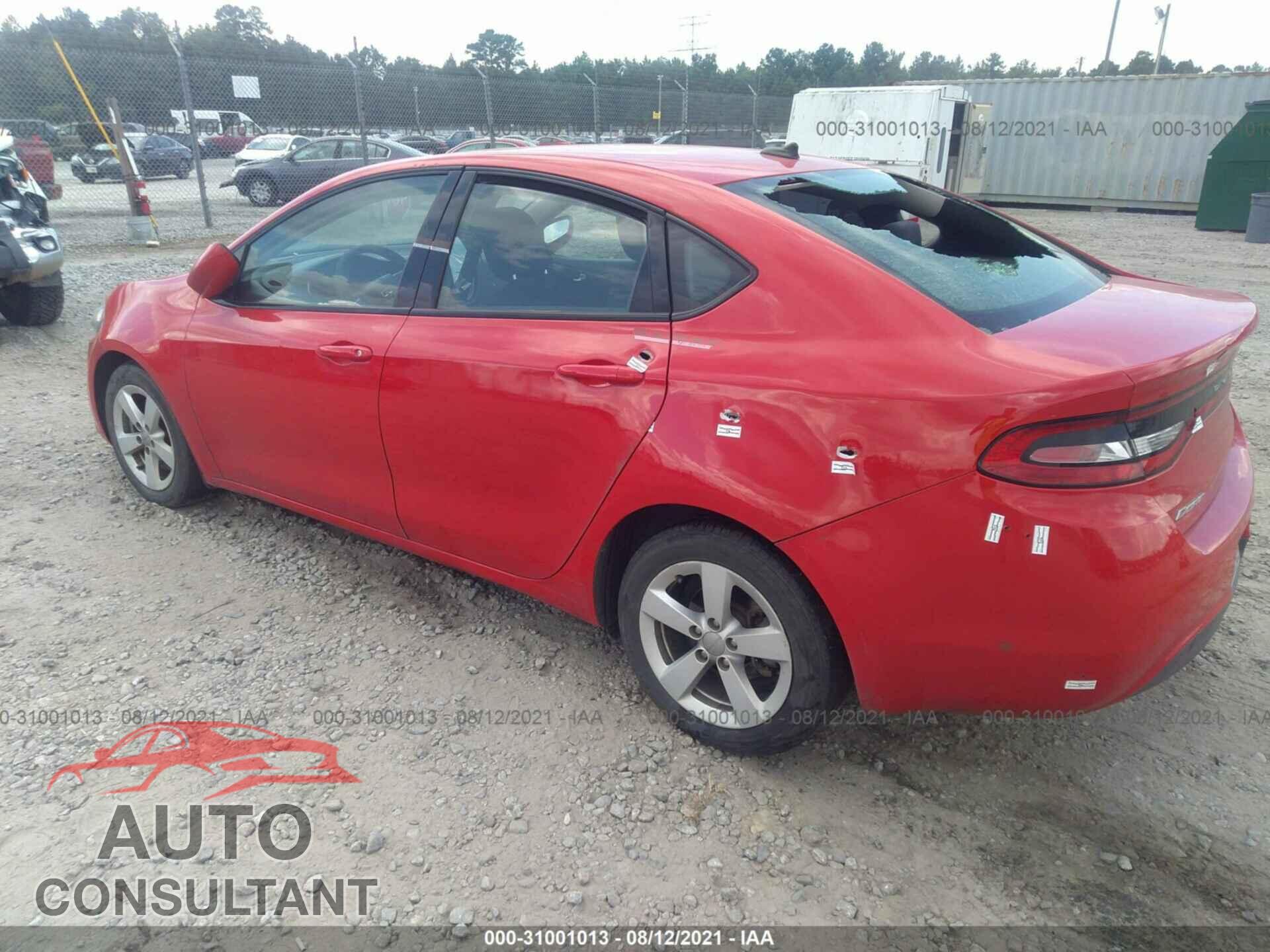 DODGE DART 2016 - 1C3CDFBB7GD689657