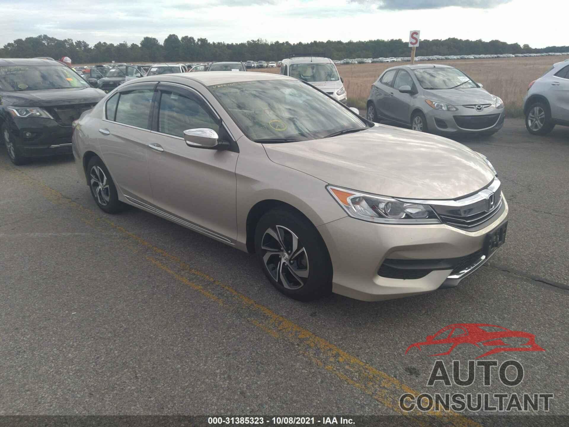 HONDA ACCORD SEDAN 2016 - 1HGCR2F31GA074498