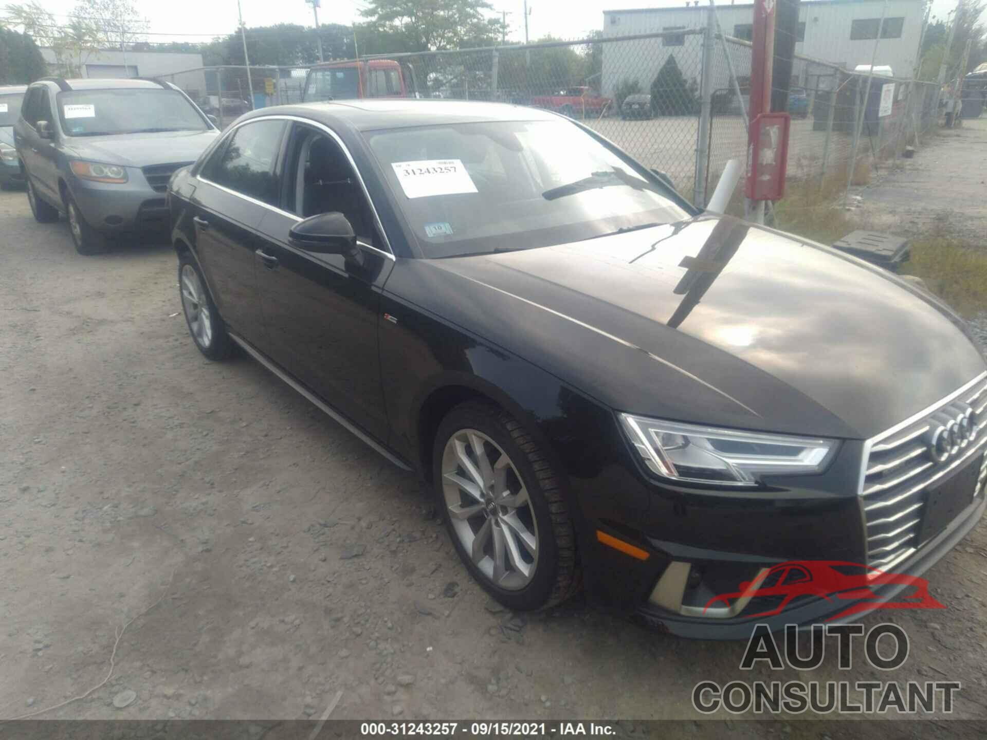 AUDI A4 2019 - WAUENAF45KA070451