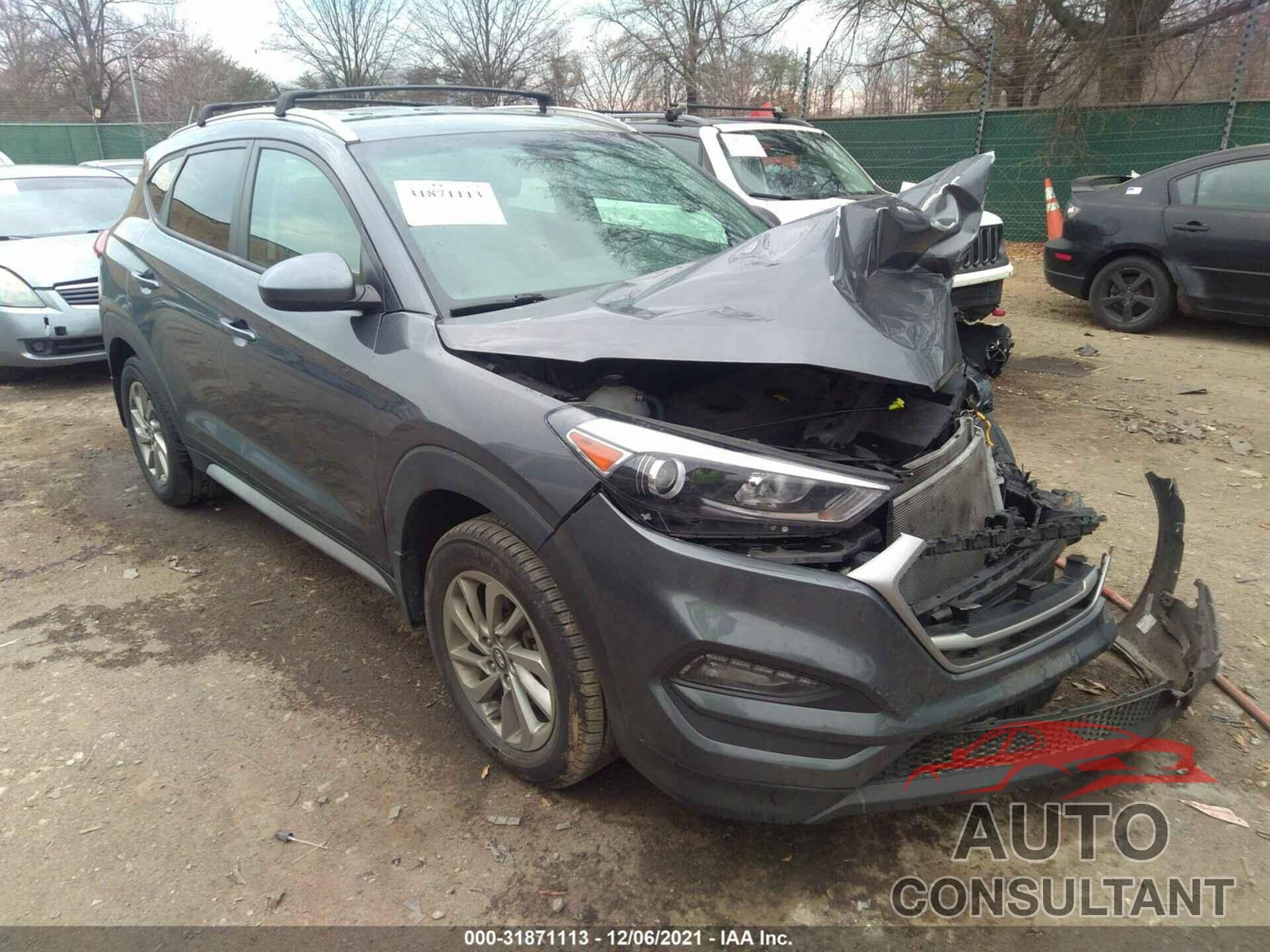 HYUNDAI TUCSON 2017 - KM8J3CA45HU413787
