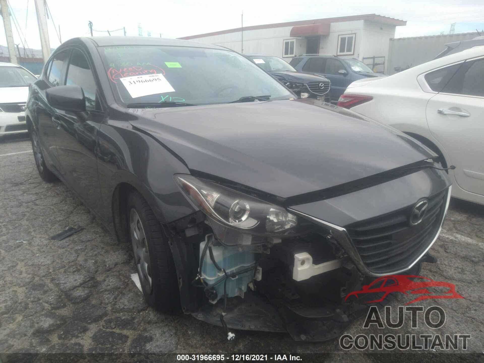 MAZDA MAZDA3 2016 - JM1BM1J75G1288293