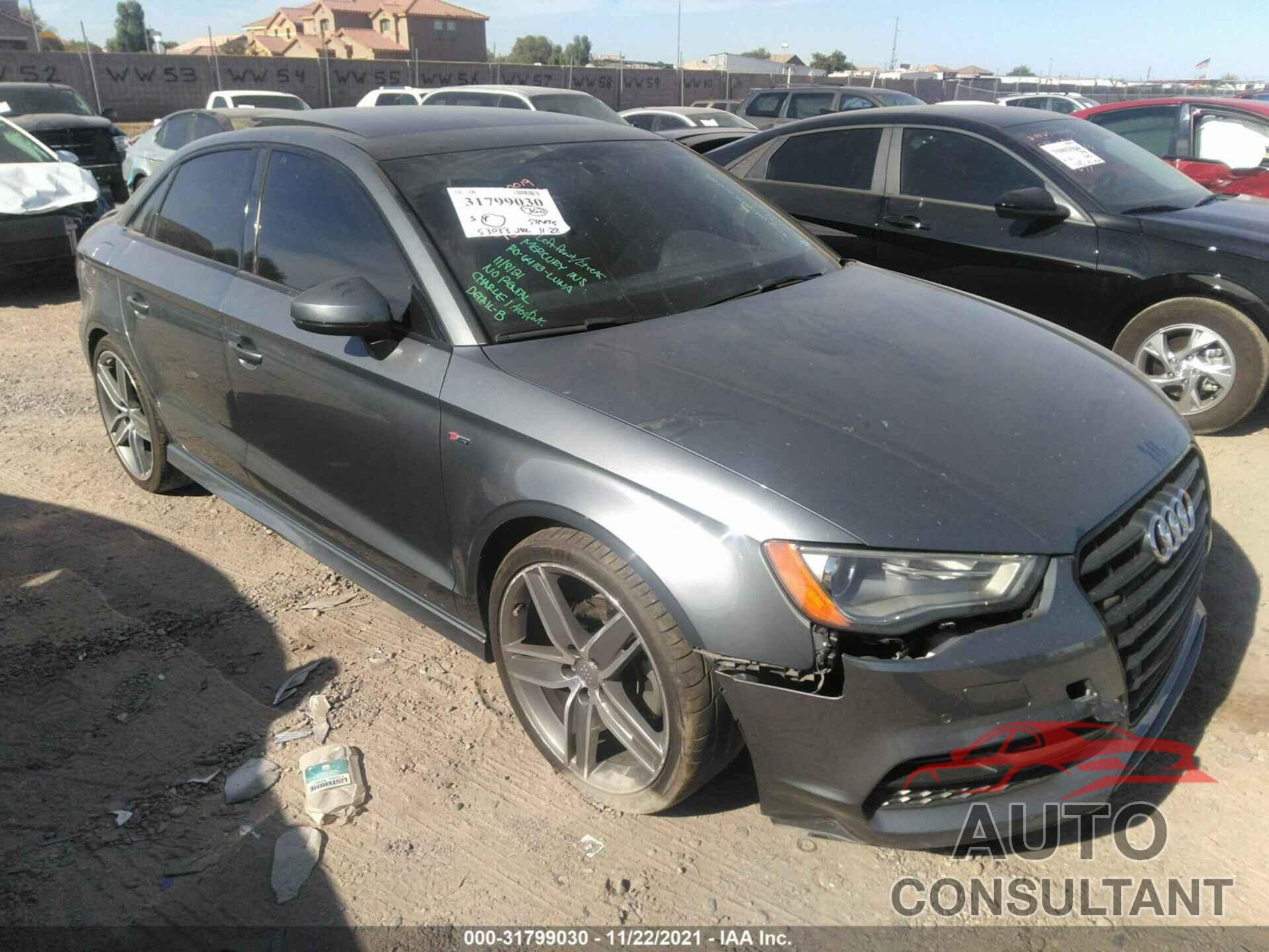 AUDI A3 2016 - WAUA7GFF5G1089361