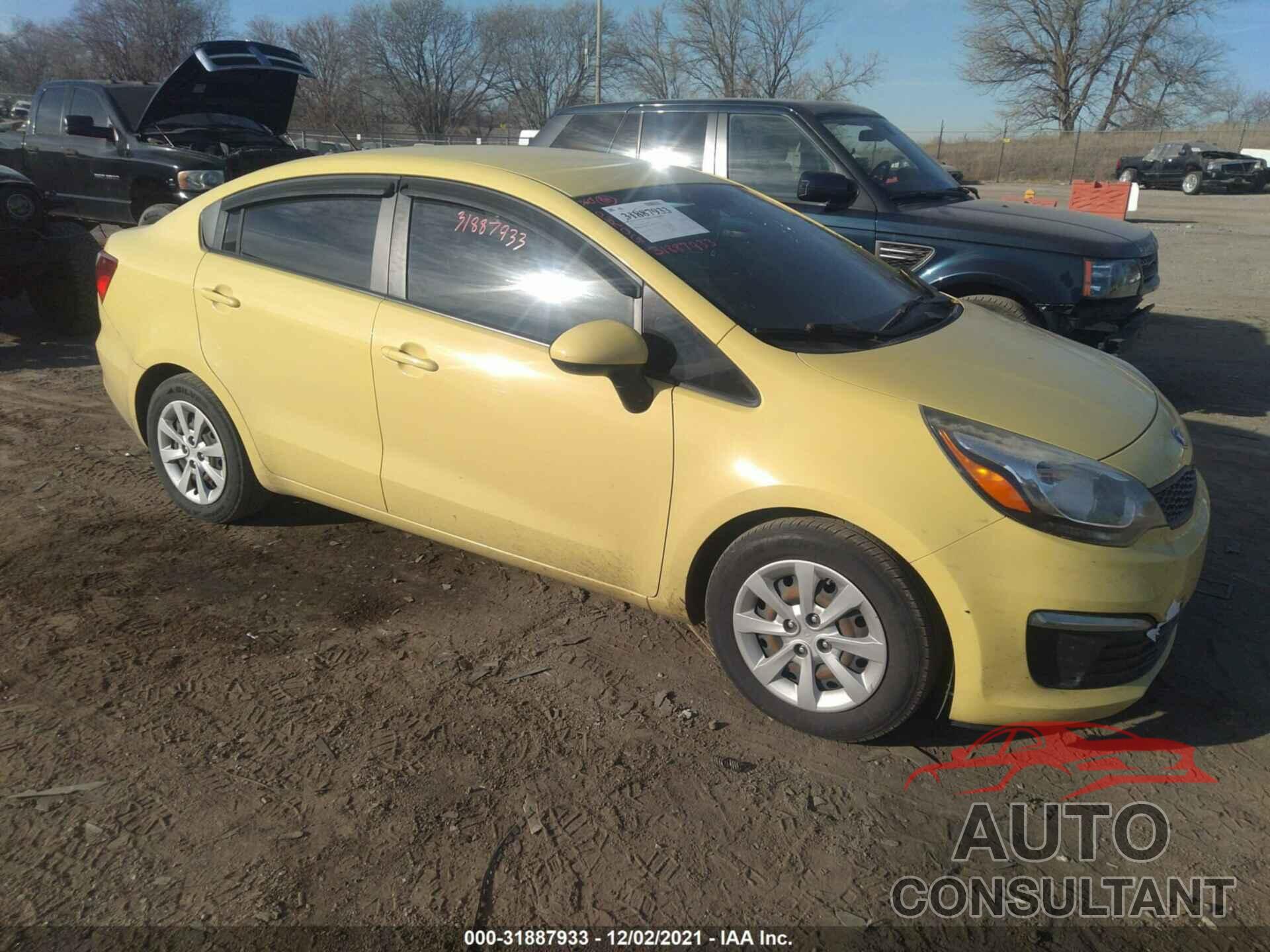 KIA RIO 2016 - KNADM4A30G6594728