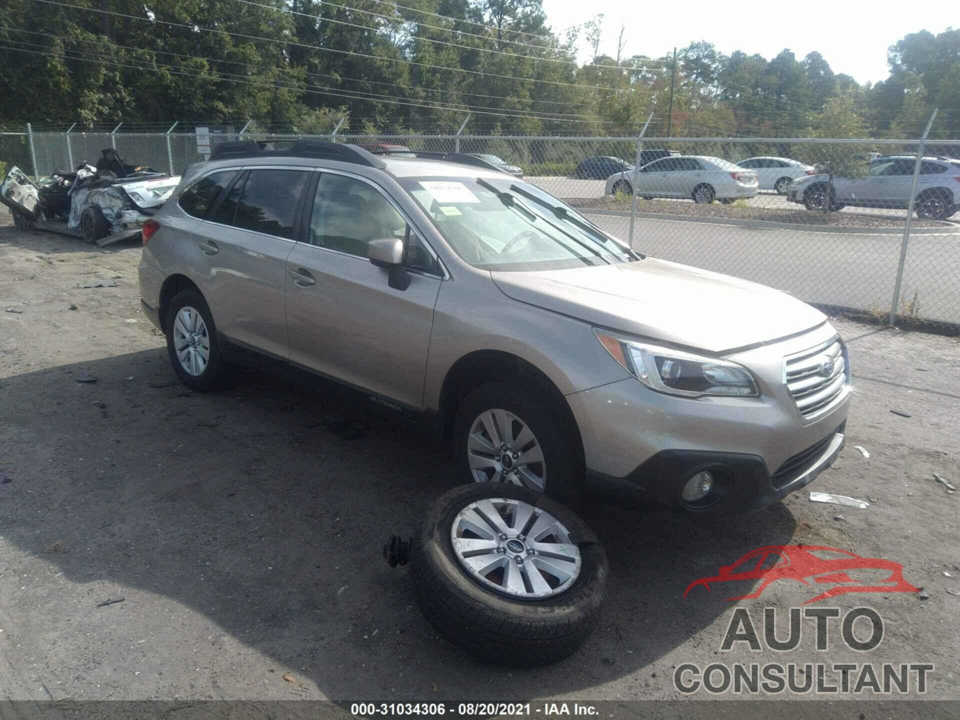 SUBARU OUTBACK 2016 - 4S4BSBCC7G3219160