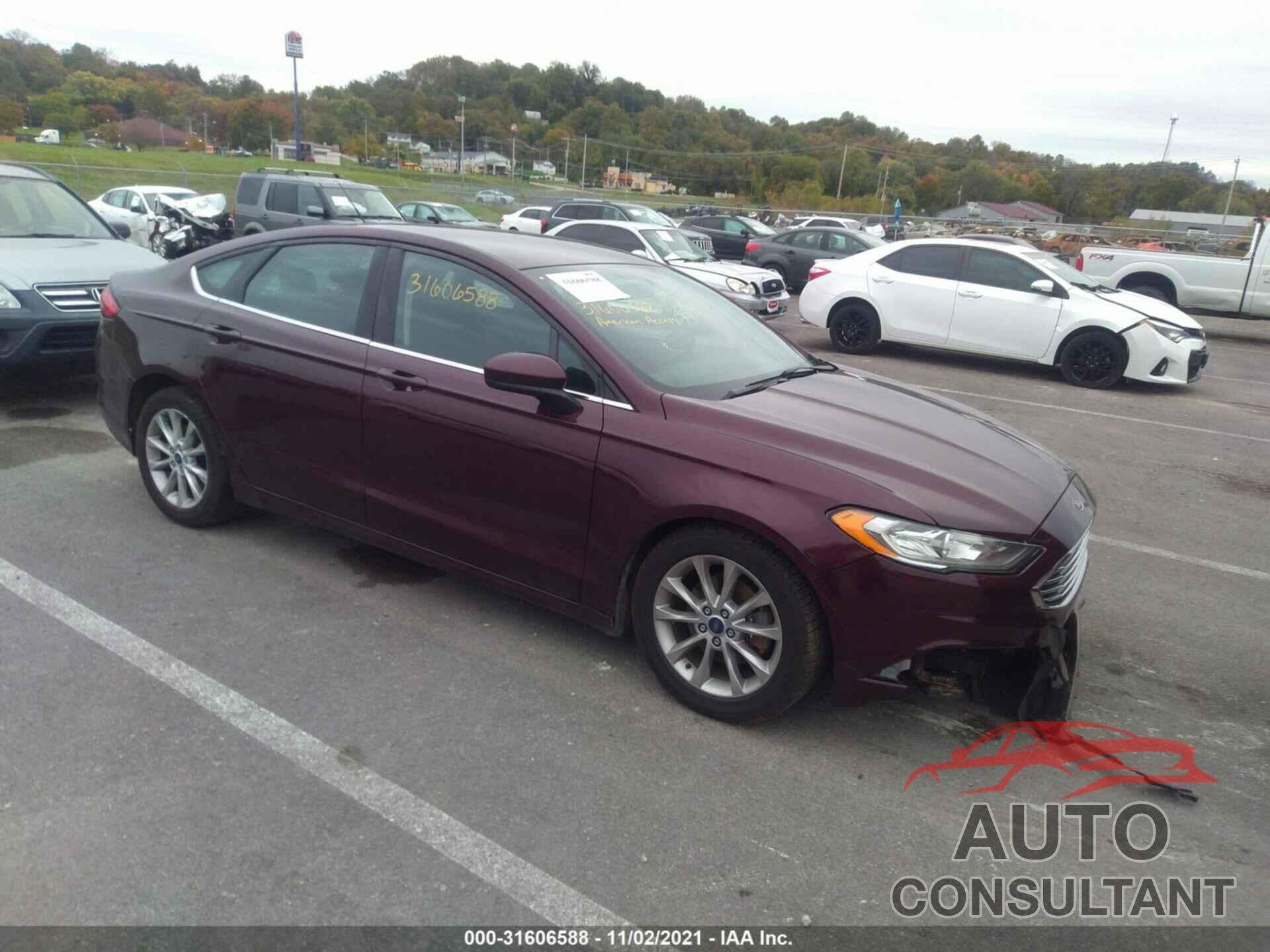 FORD FUSION 2017 - 3FA6P0H77HR102470