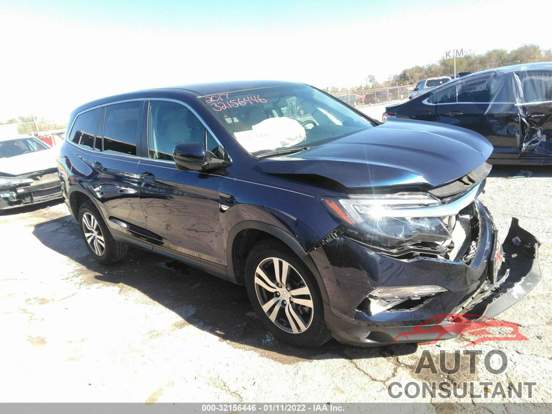 HONDA PILOT 2017 - 5FNYF5H30HB036913