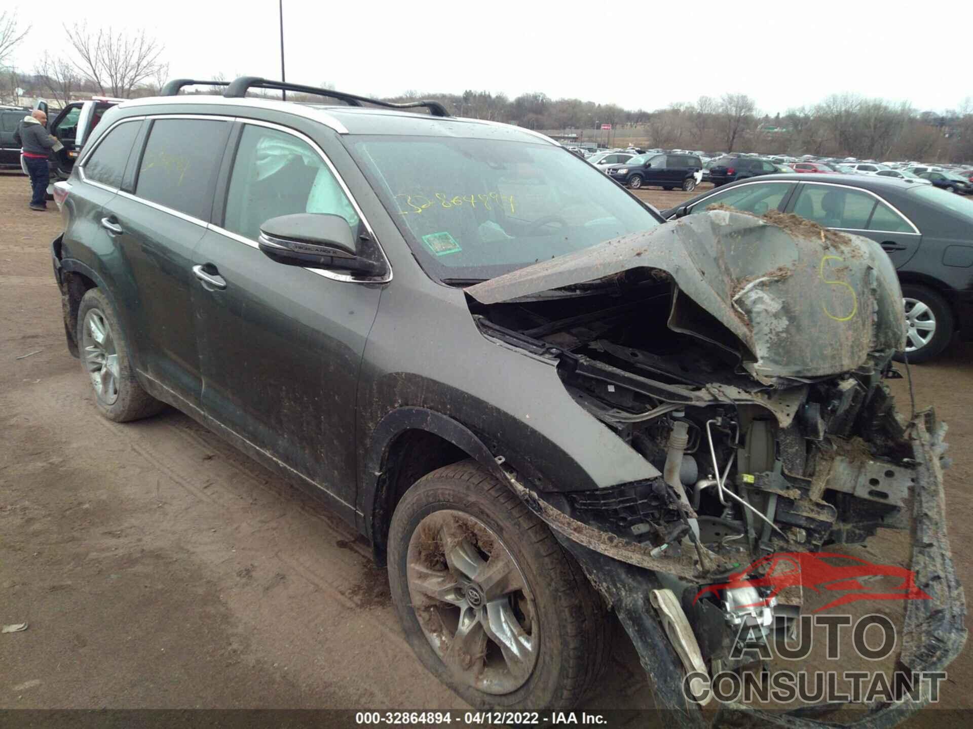 TOYOTA HIGHLANDER 2016 - 5TDDKRFH0GS283410