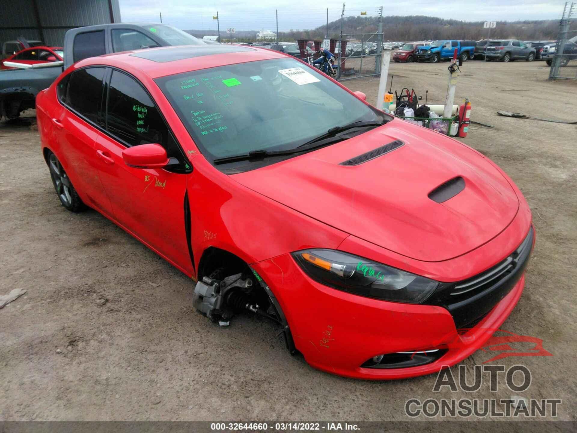 DODGE DART 2016 - 1C3CDFEB7GD701110