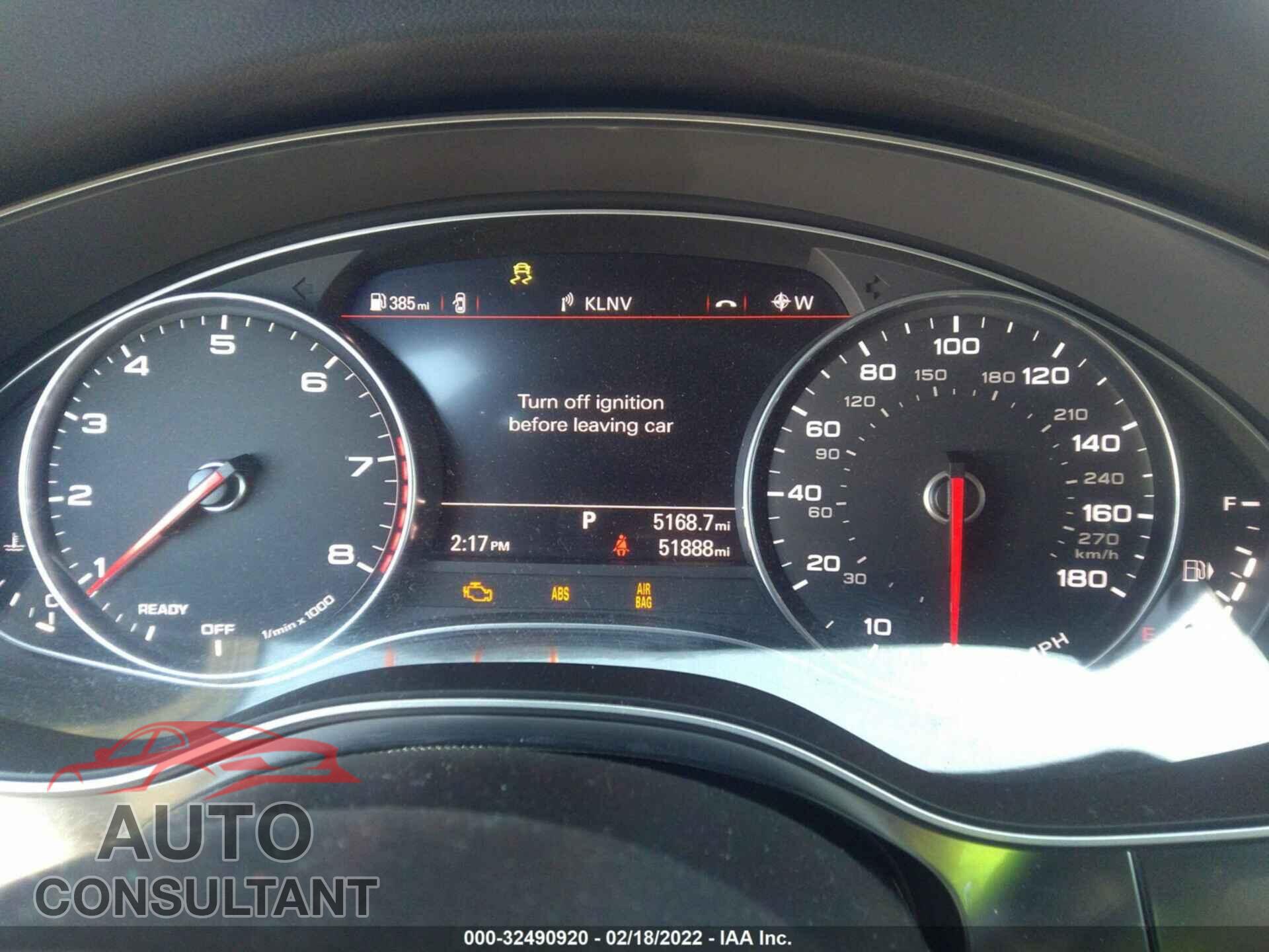 AUDI A6 2016 - WAUCFAFC5GN173395