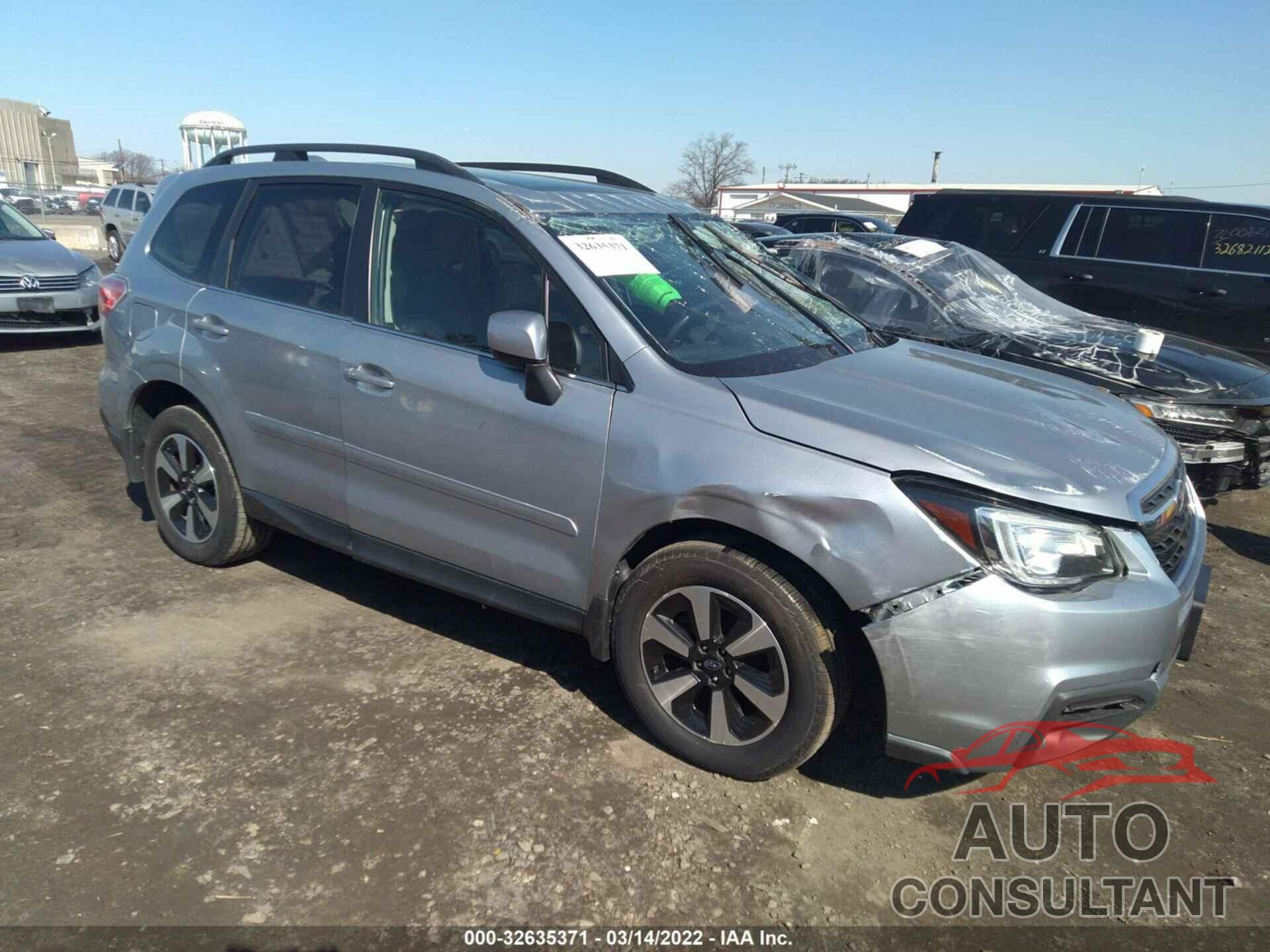 SUBARU FORESTER 2018 - JF2SJARC2JH458040