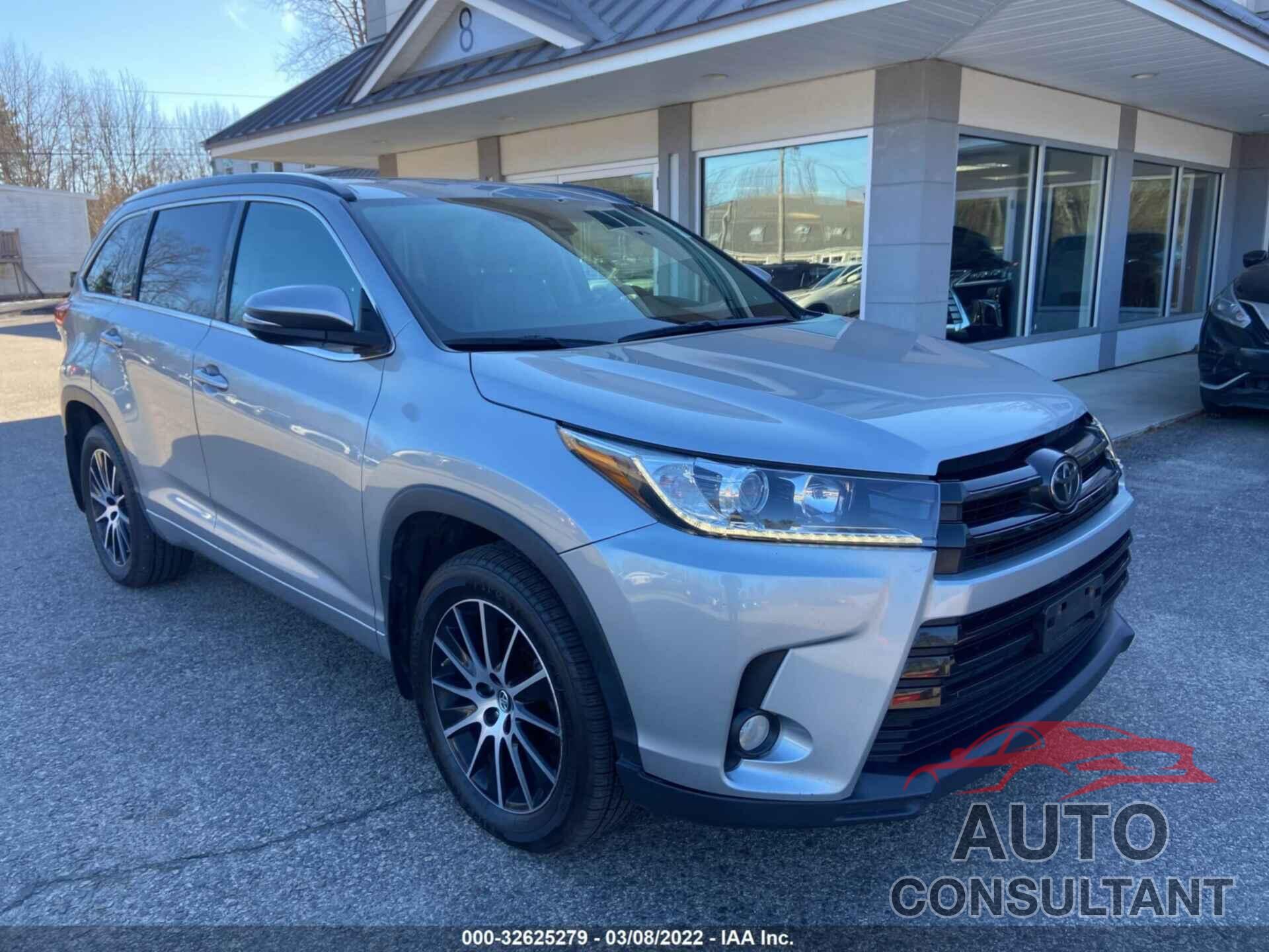 TOYOTA HIGHLANDER 2017 - 5TDJZRFHXHS366794