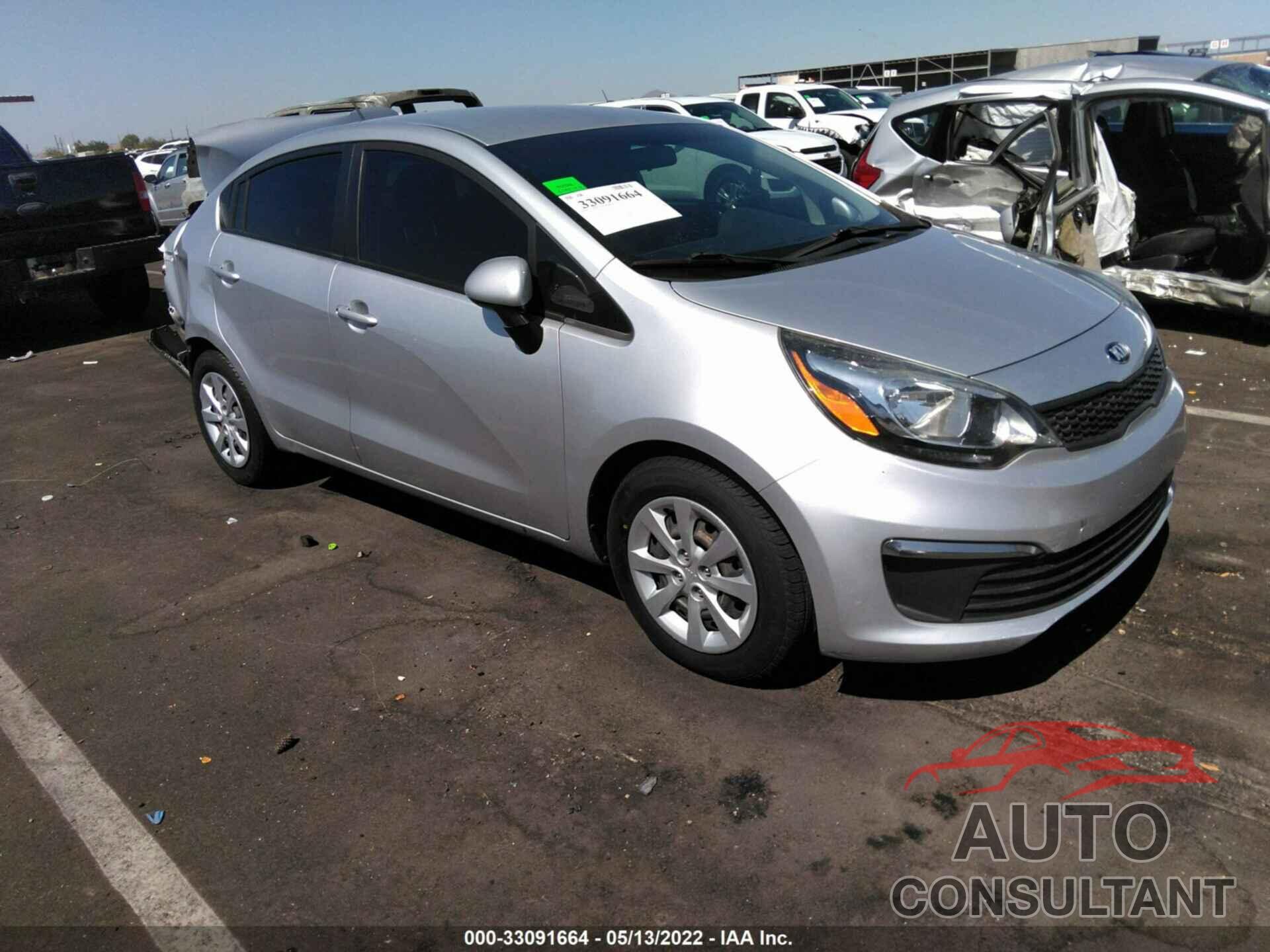 KIA RIO 2016 - KNADM4A39G6637060